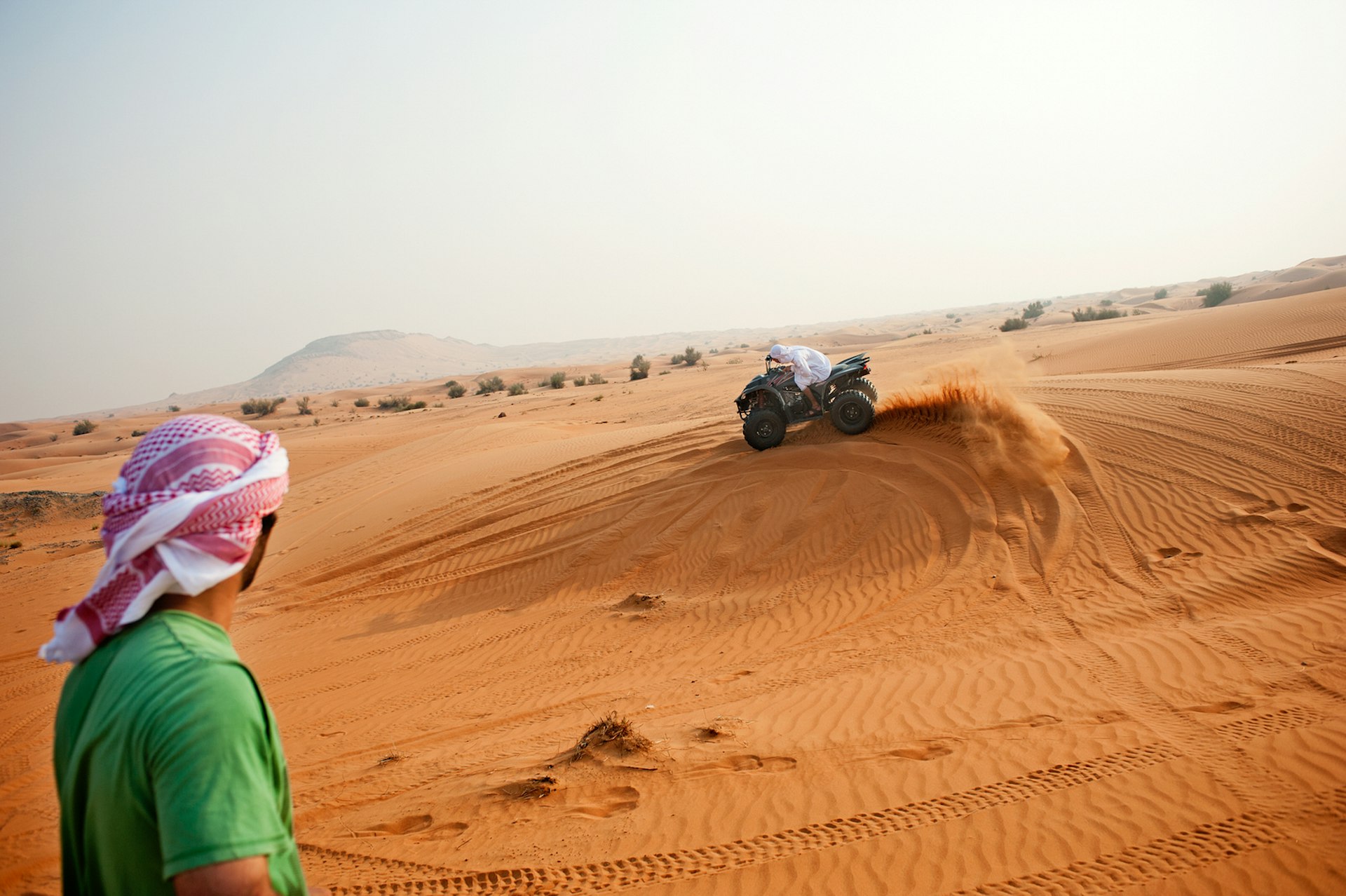Off-roading in Dubai's desert, United Arab Emirates