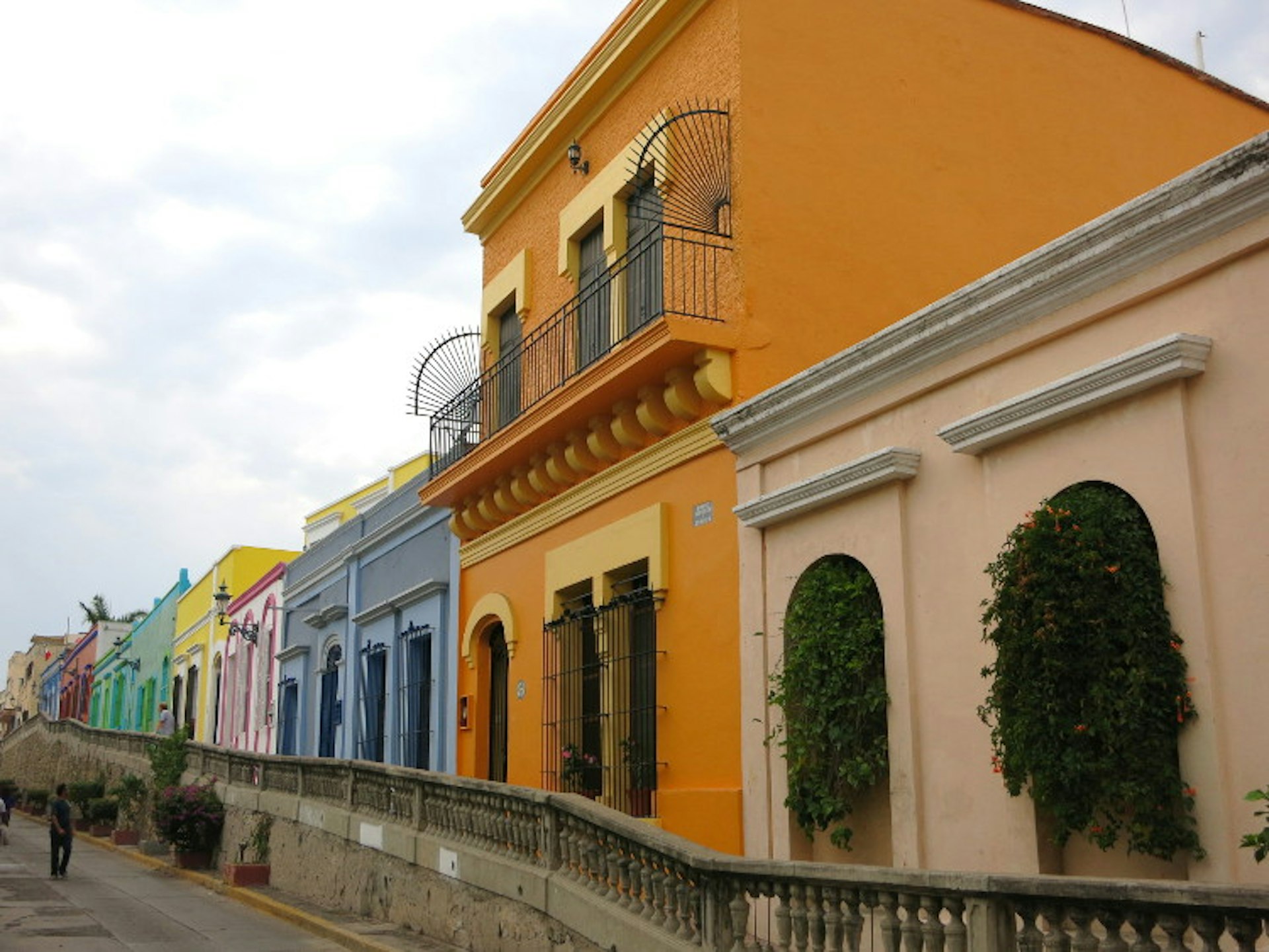 Multi-colored houses, like these on Calle Flores, are typical in Mazatlán. Image by Clifton Wilkinson / Lonely Planet