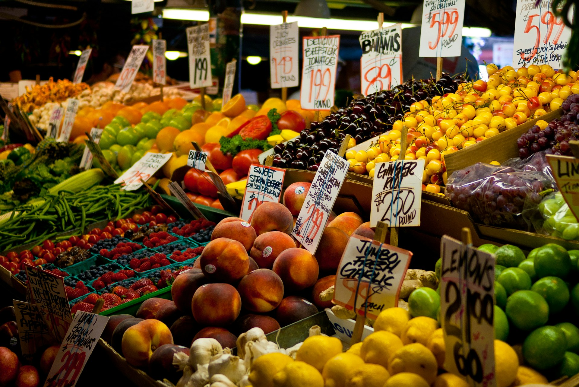 Seattle's farmers markets offer some of the freshest options around. Image by Brandon / CC BY-SA 2.0