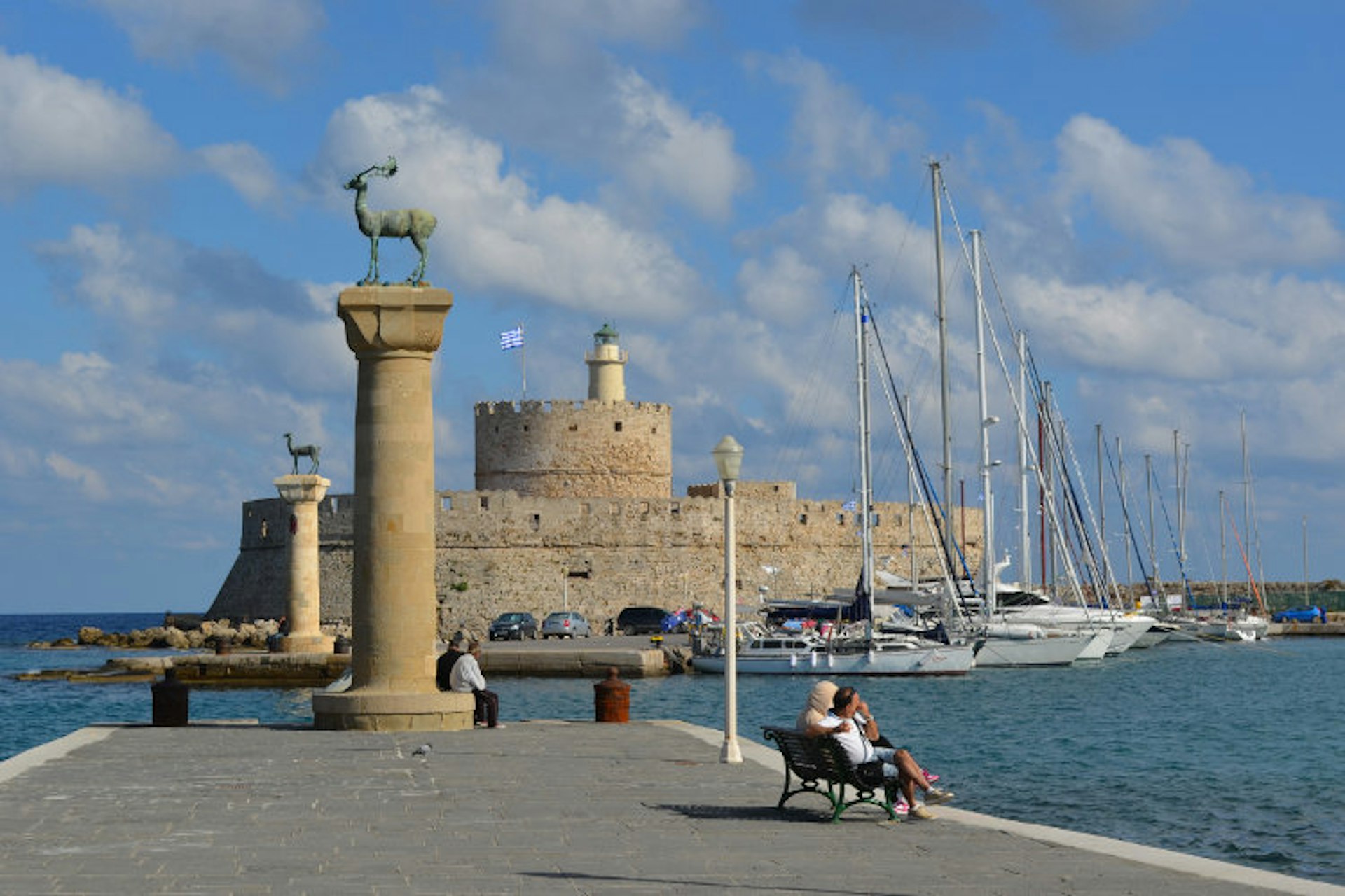 The entrance to the port at the Unesco-listed medieval Old Town of Rhodes. Image by Alexis Averbuck / Lonely Planet
