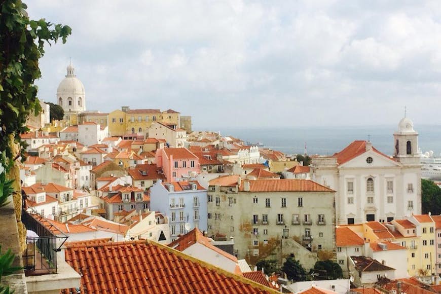 Lisbon from the Miradouro Santa Luzia. Image by Kerry Christiani / Lonely Planet