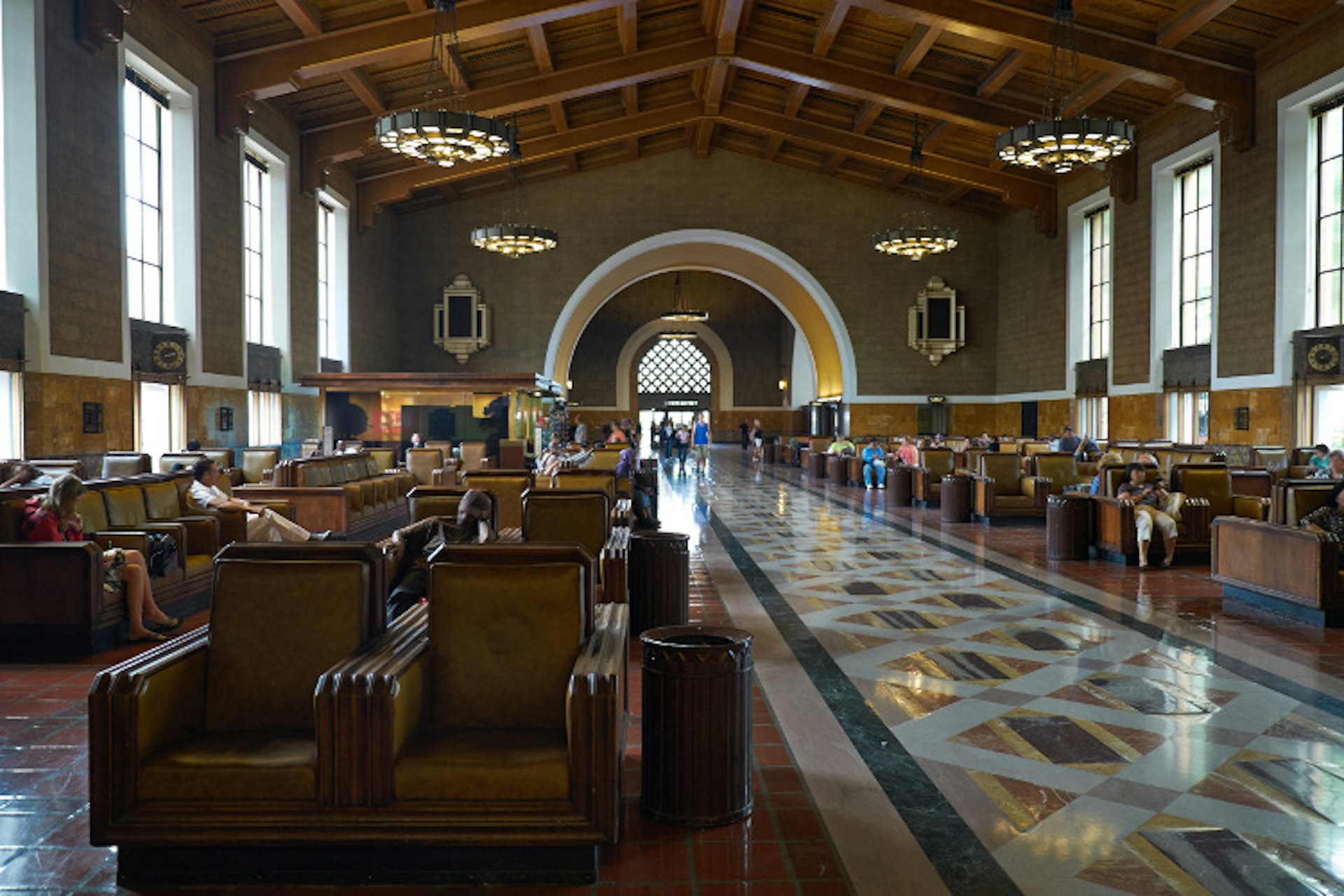 Union Station is an art deco masterpiece, inside and out. Image by Steve Lewis Stock / Photodisc / Getty Images