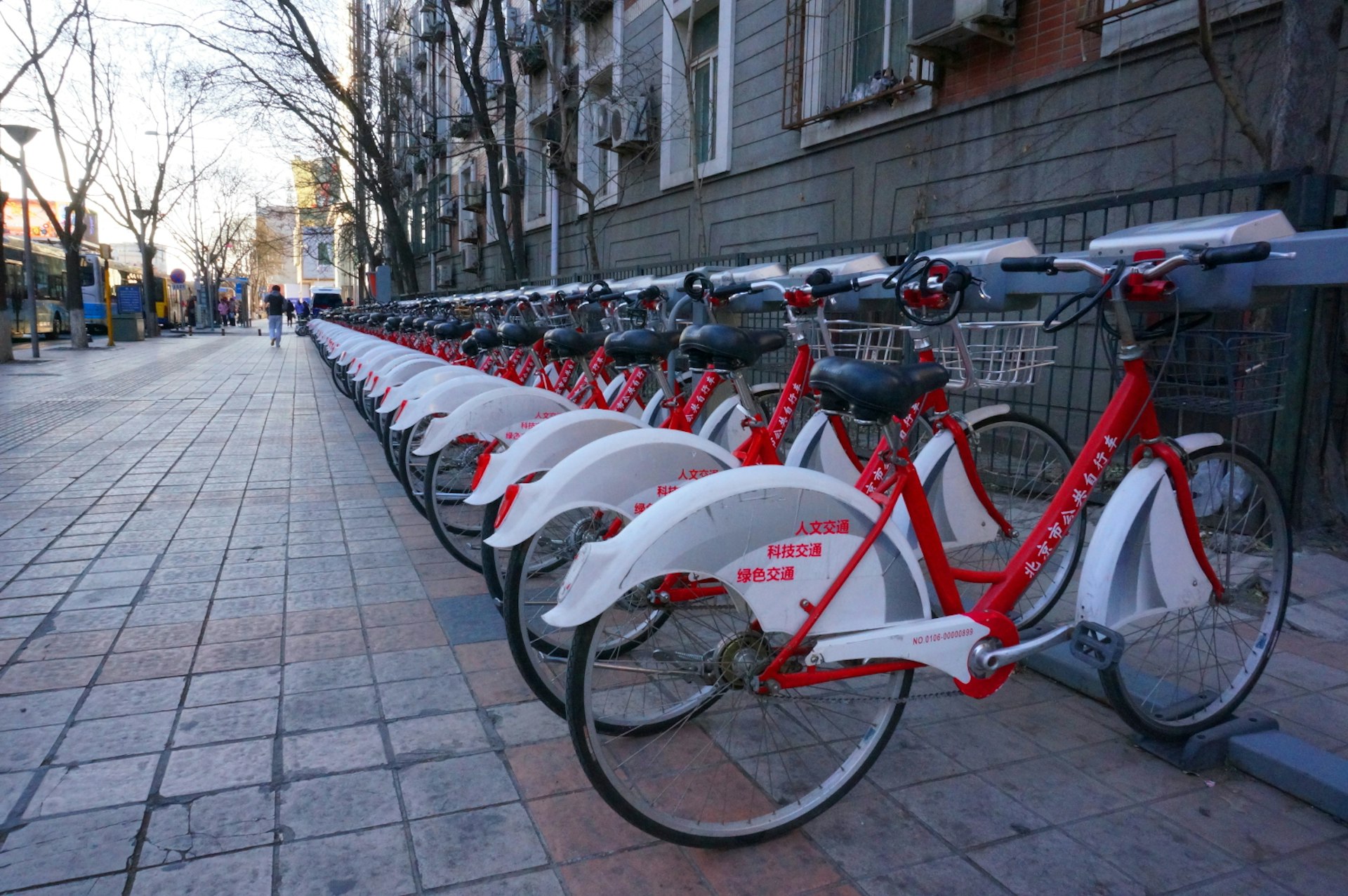 Beijing Bike Share is the city's public bicycle scheme. Image by Anita Isalska / Lonely Planet