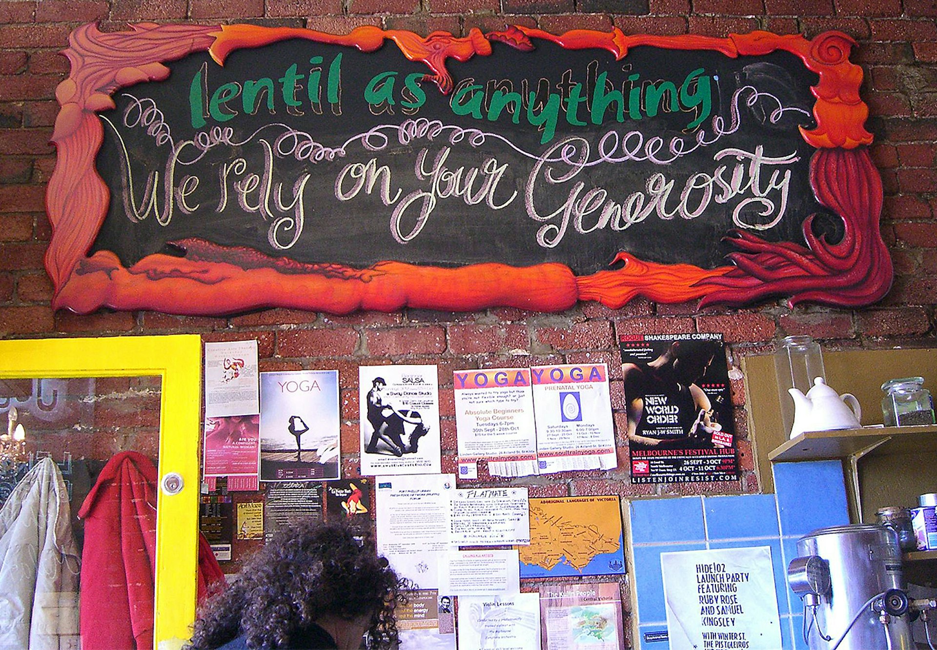 Pay according to your conscience in Lentil as Anything, the Melbourne veggie cafe that's now landed in Sydney. Image by Alpha / CC BY-SA 2.0
