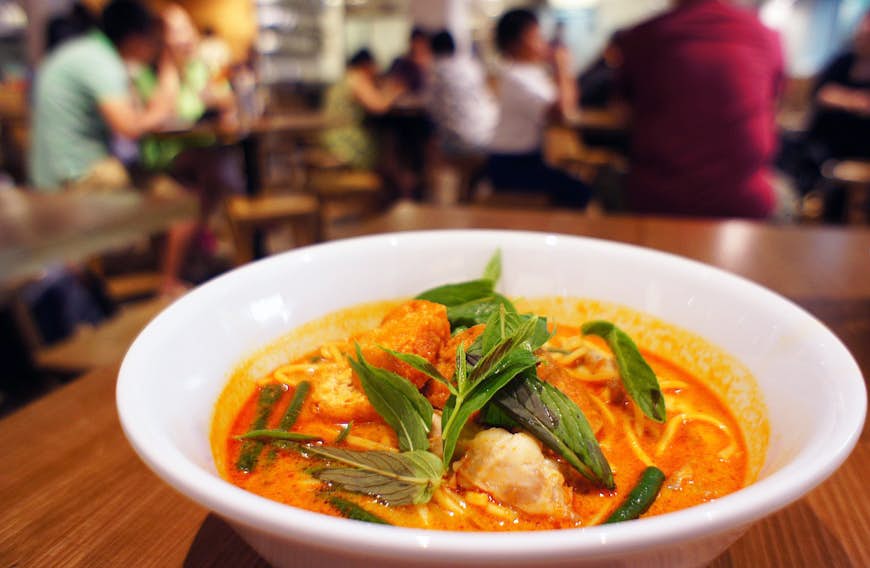 A tastebud-igniting laksa soup at Hawker, just one of Sydney's crop of excellent Asian eateries. Image by Phillip Tang / Lonely Planet