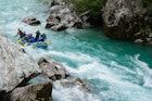 Rafting on the Soča river