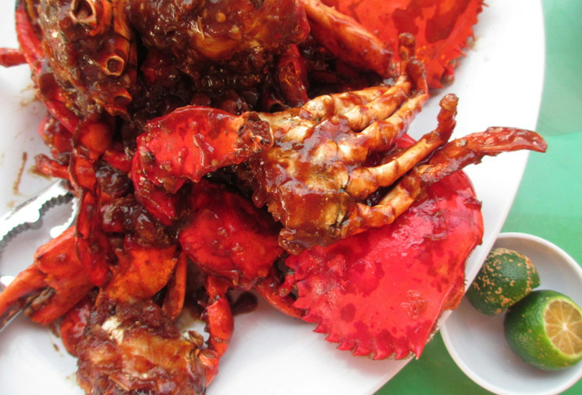 Curry crab at Welcome Seafood restaurant, Kota Kinabalu. Image by Sarah Reid Lonely Planet