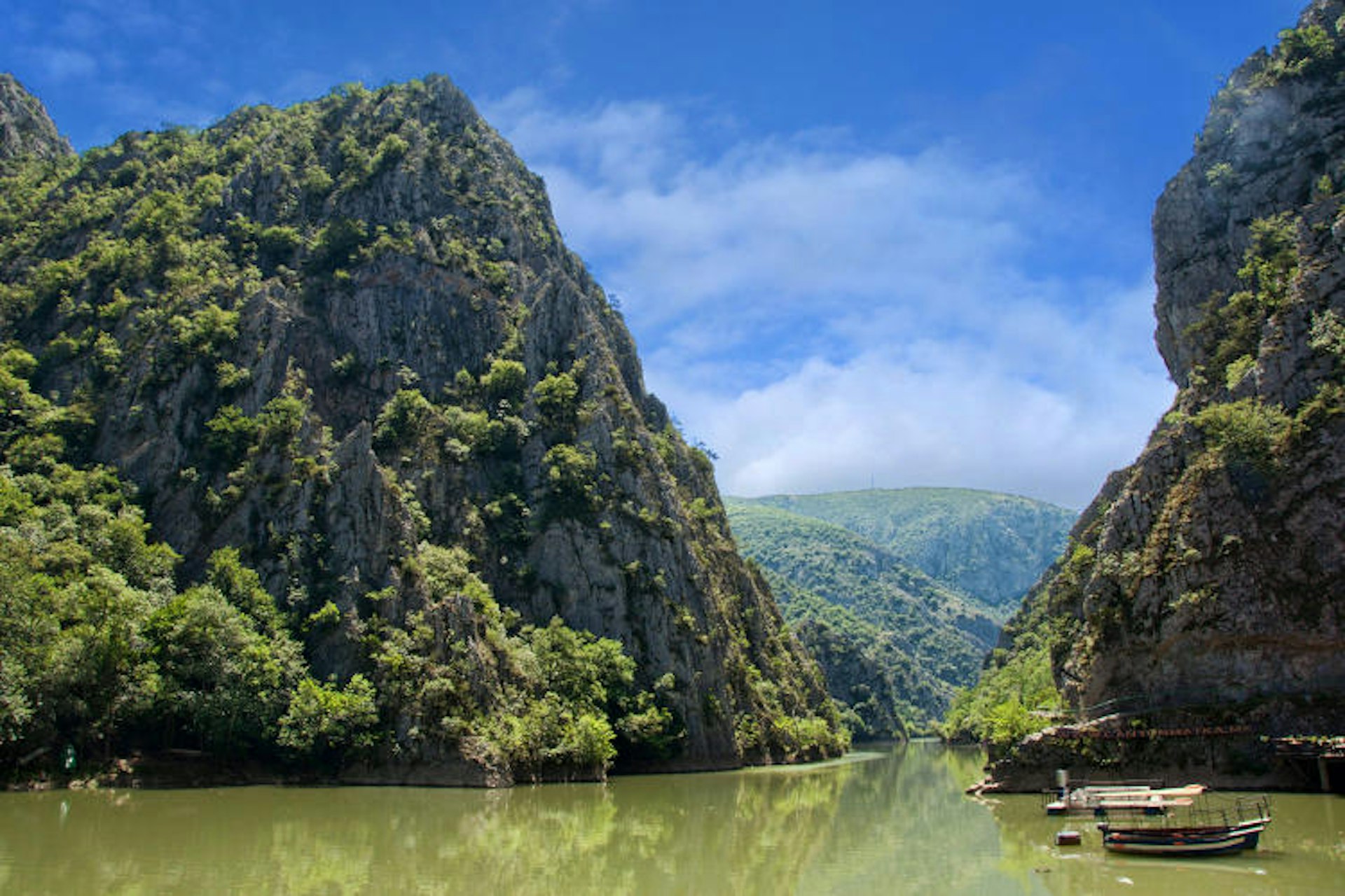 Matka canyon southwest of Skopje, Macedonia. Image by Rosita So Image / Getty Images