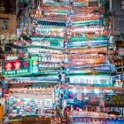 Features - Temple Street market at night, Mongkok, Hong Kong