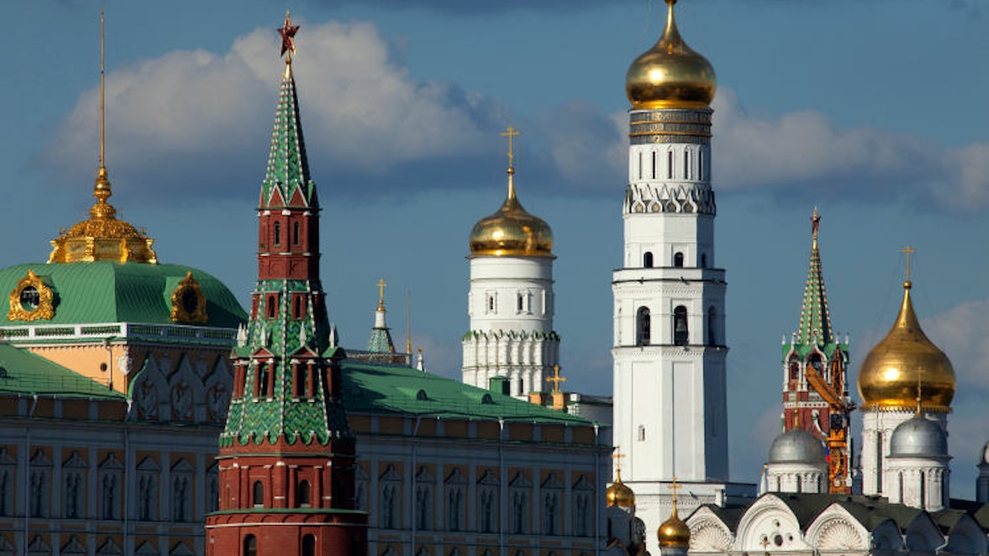Water Tower, Great Kremlin Palace and the Annunciation Cathedral. Image by Pete Seaward / Lonely Planet
