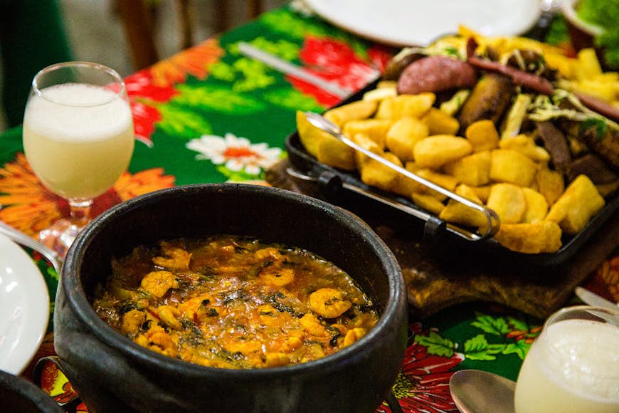 Food from northeastern Brazil is one of the many reasons to visit the Feira de São Cristavão. Image by Teresa Geer / Lonely Planet