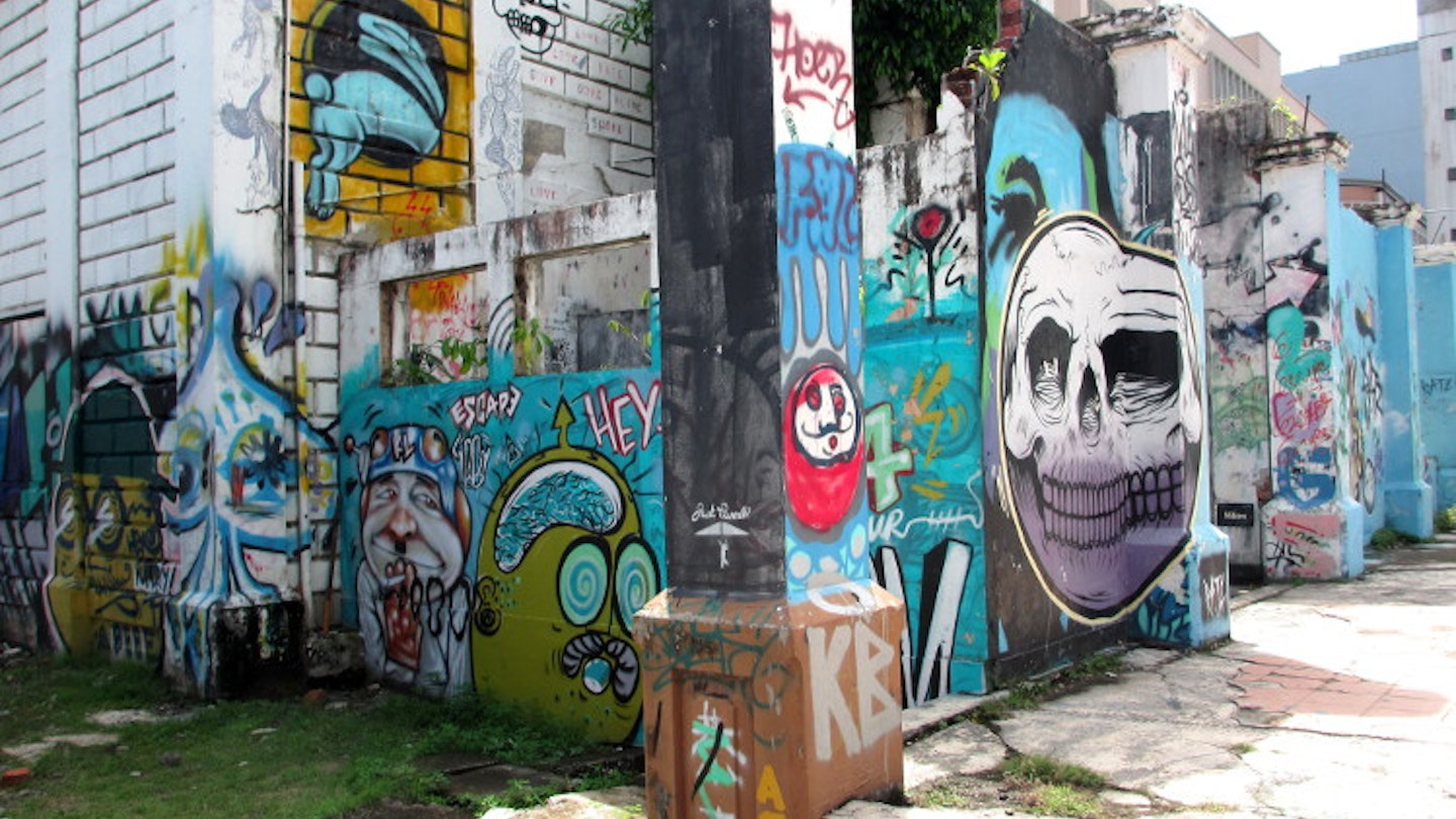 Street art, Kota Kinabalu. Image by Sarah Reid Lonely Planet