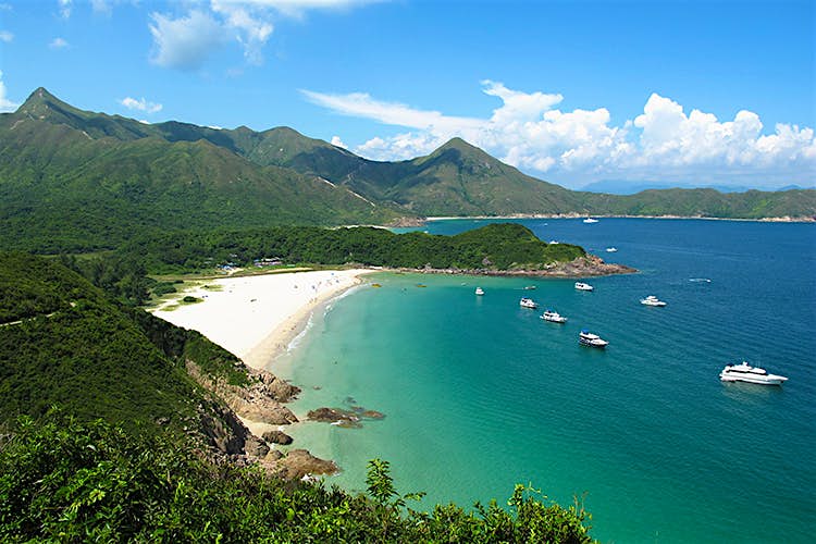 Features - Tai_Long_Wan_2010 Stunning beaches lie within hiking distance of Hong Kong. Image from Wikimedia Commons.