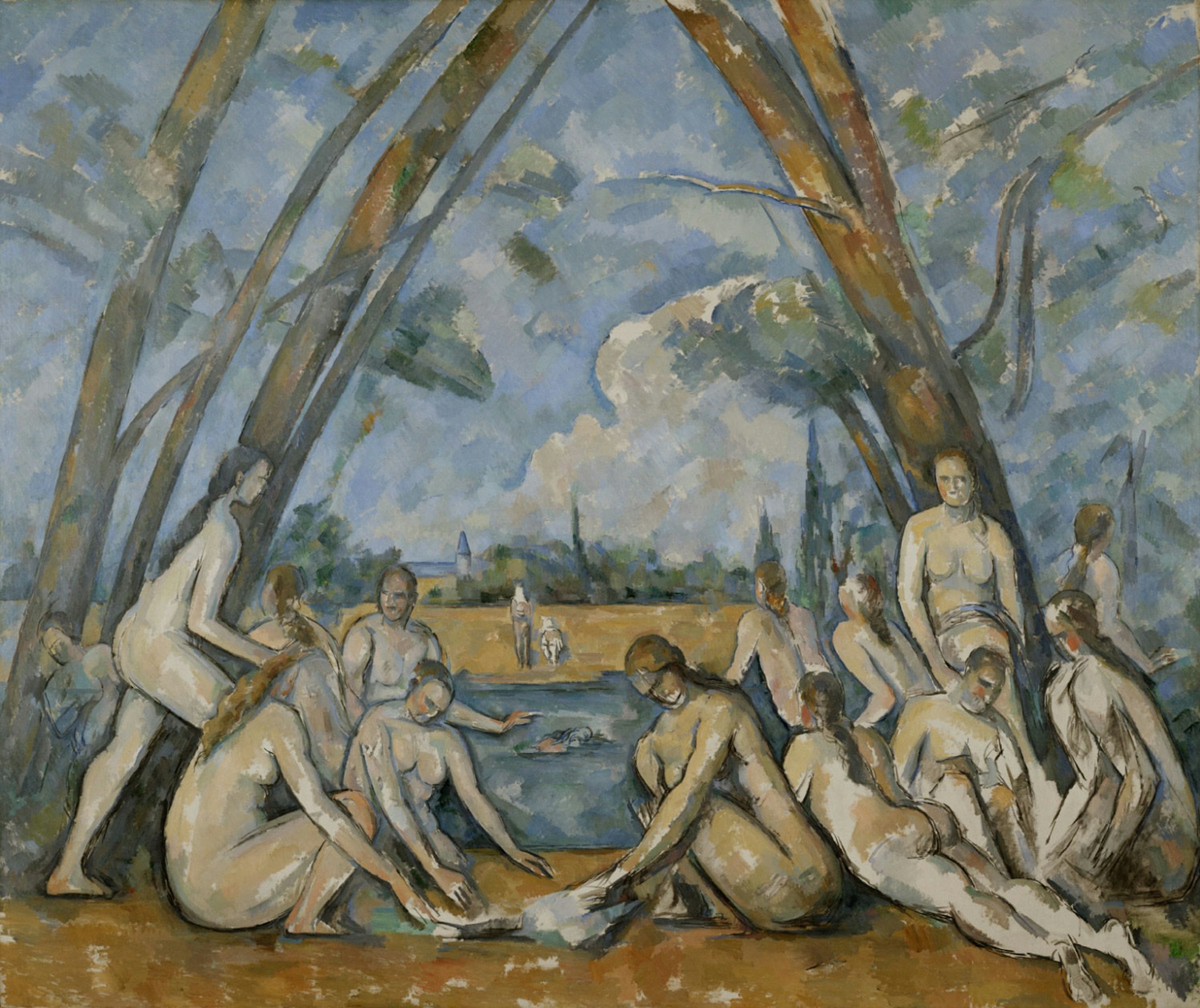 Large Bathers by Paul Cezanne. Image courtesy of the Philadelphia Museum of Art.