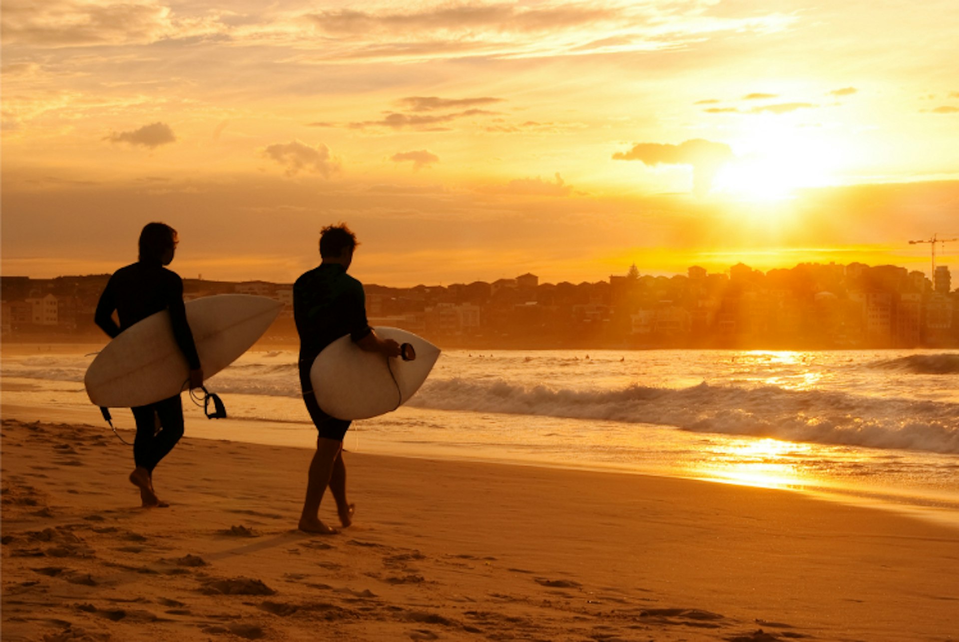 Bondi Beach is popular with surfers of all abilities. Image by Kokkai Ng / Moment / Getty Images
