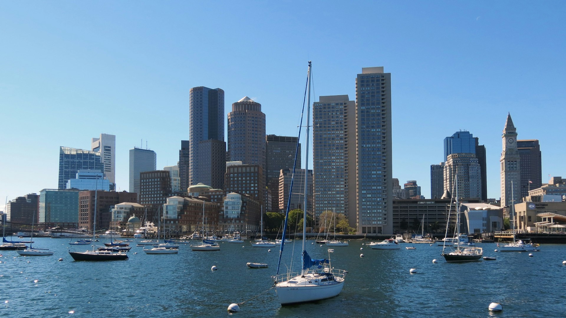 Boston from the harbor. Image by Robert Linsdell / CC BY 2.0