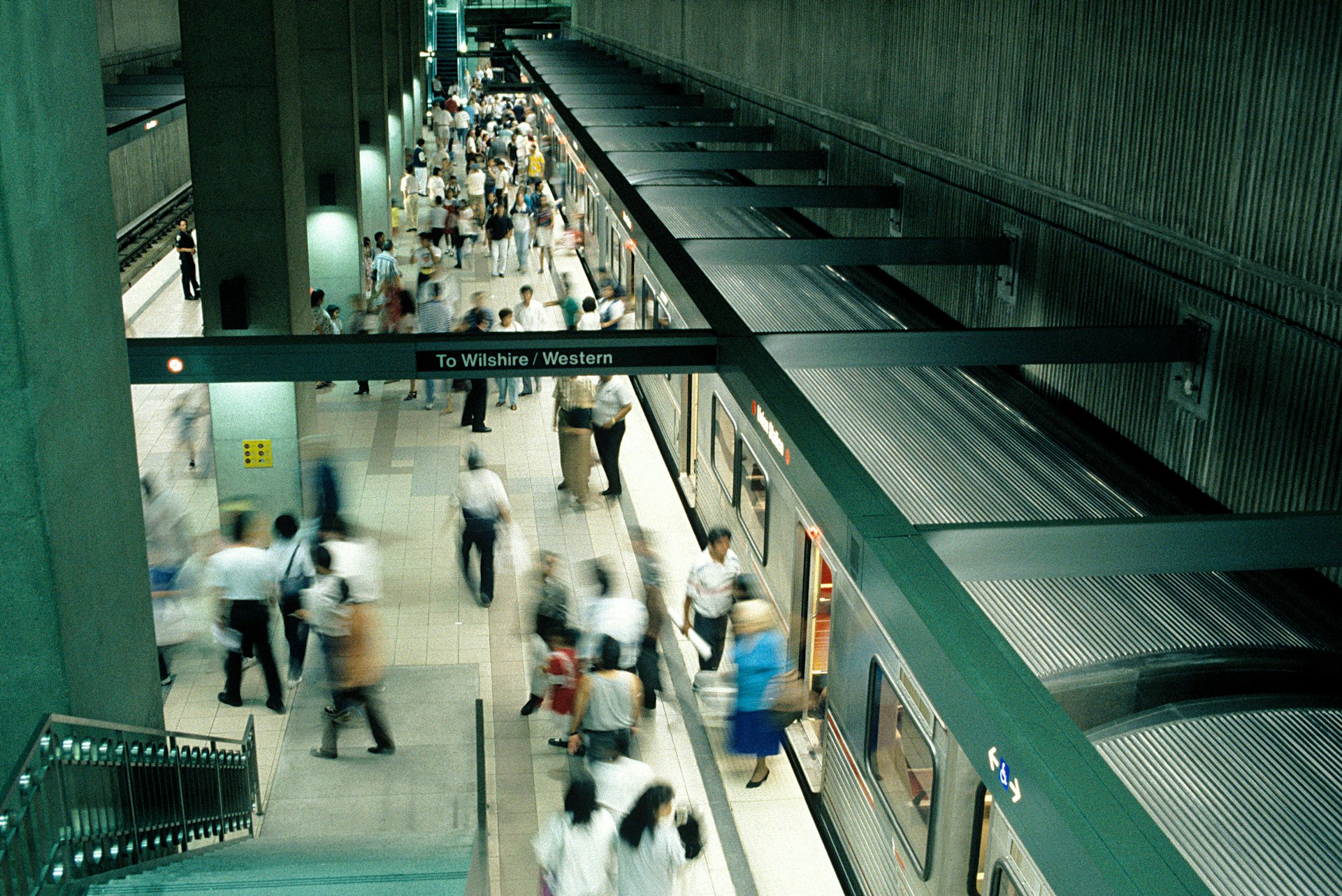 LA's expanding subway system takes visitors to many popular destinations. Image by Gary Conner / Getty