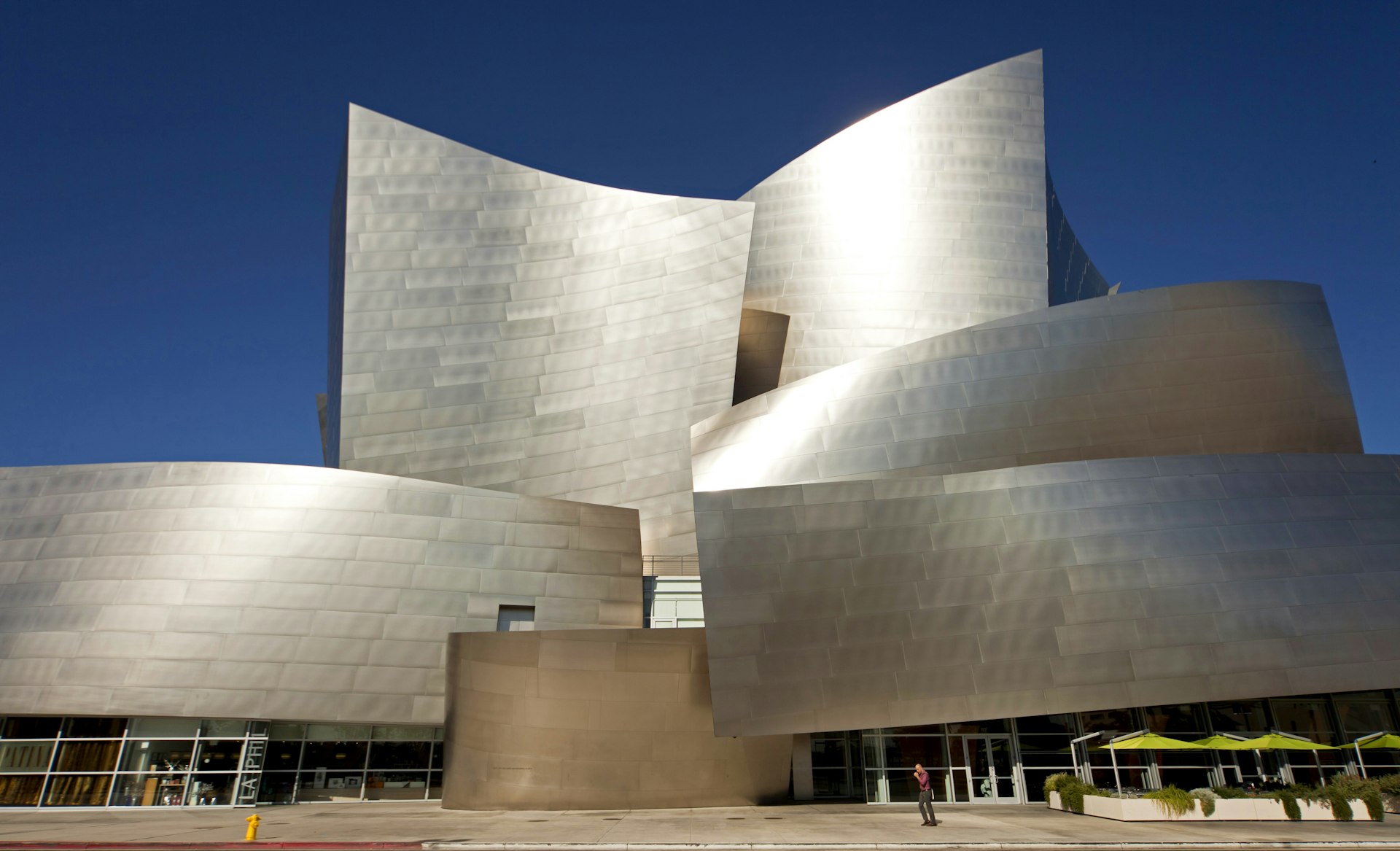 Frank Gehry's Walt Disney Concert Hall contributed to the regeneration of Downtown LA. Image by Peter Schickert / Getty
