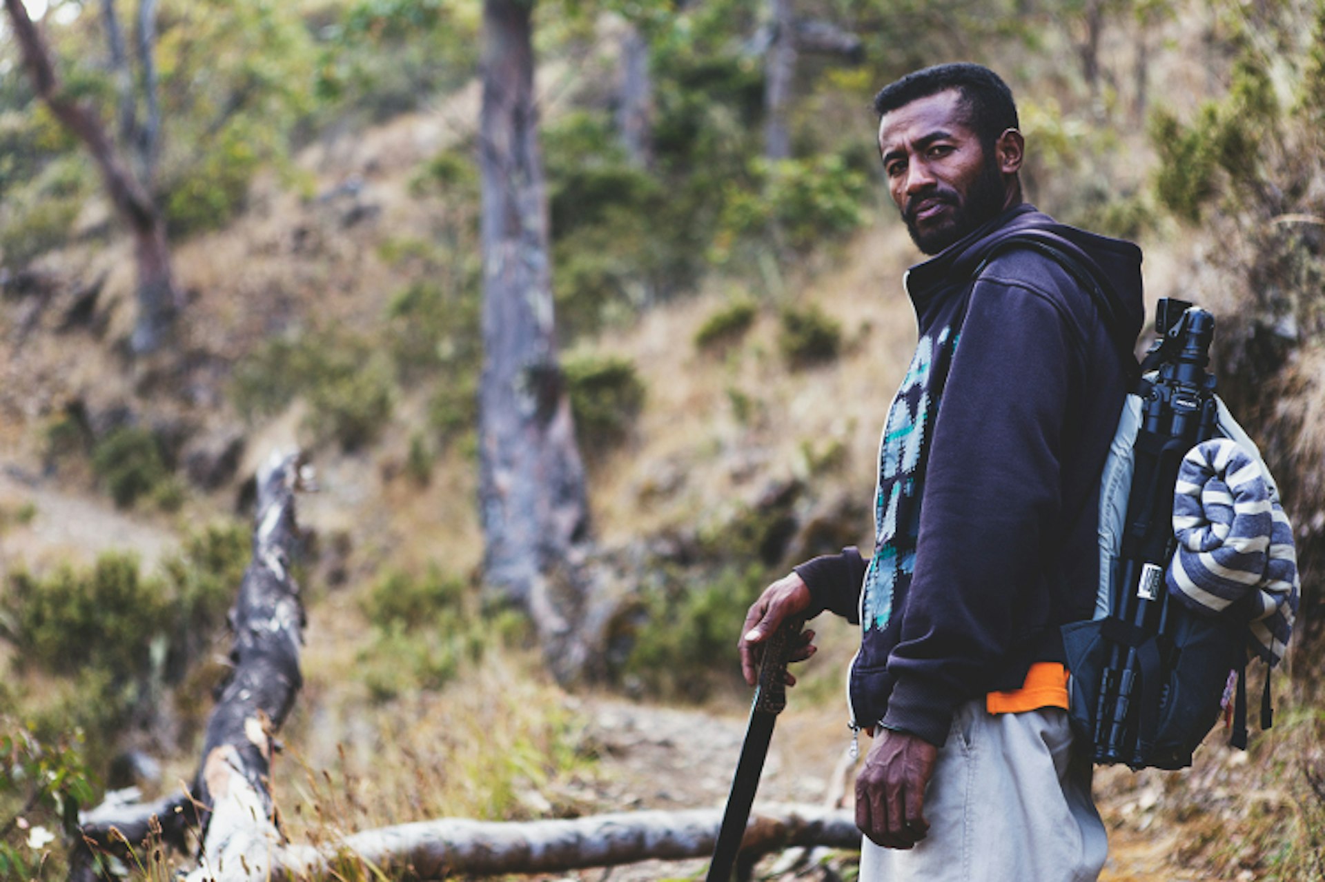 Mountain guide, Mt Ramelou, Timor-Leste. Image by Brian Oh