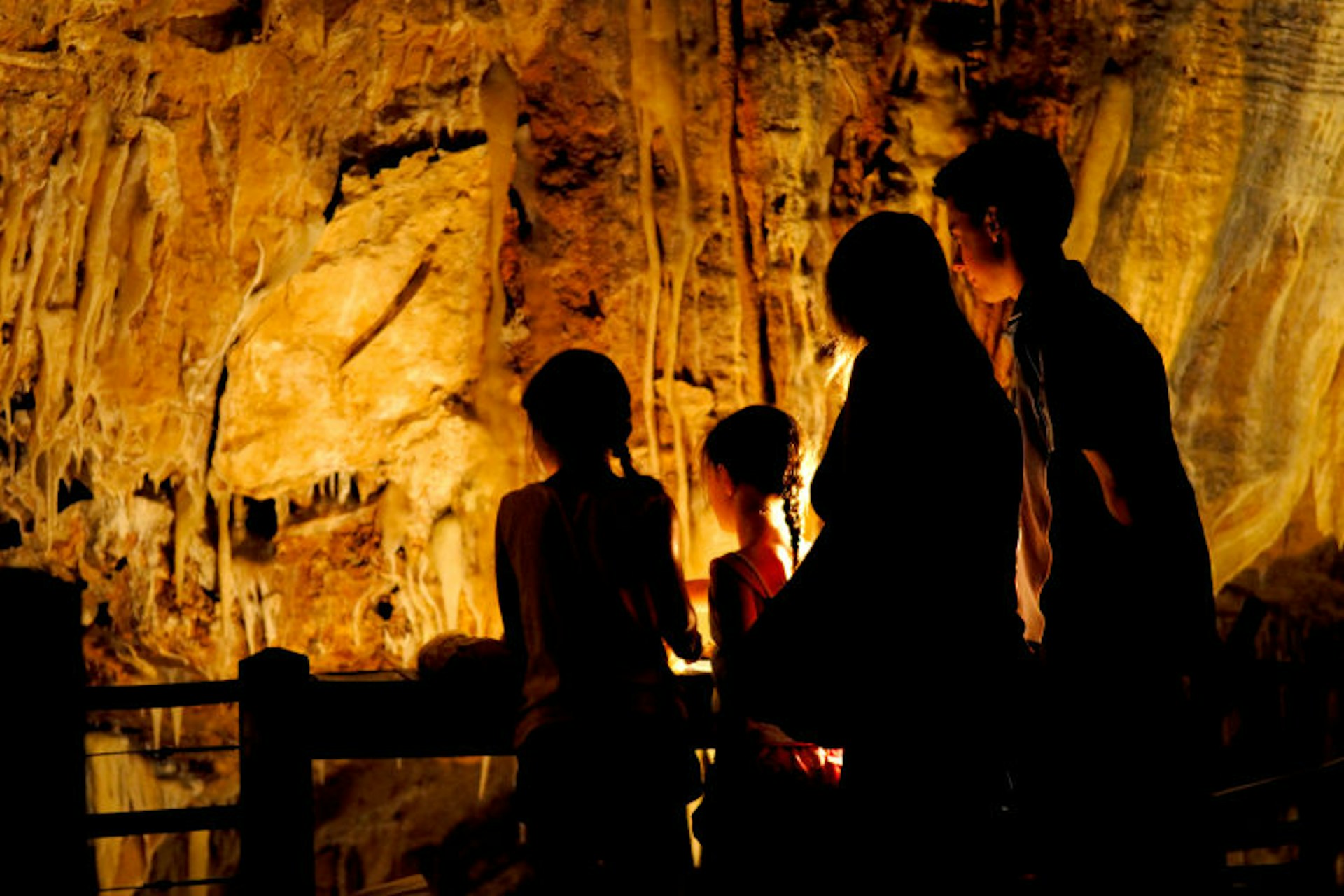 Going underground in Ngilgi Cave, Western Australia. Image by Sheldon Levis / Getty Images