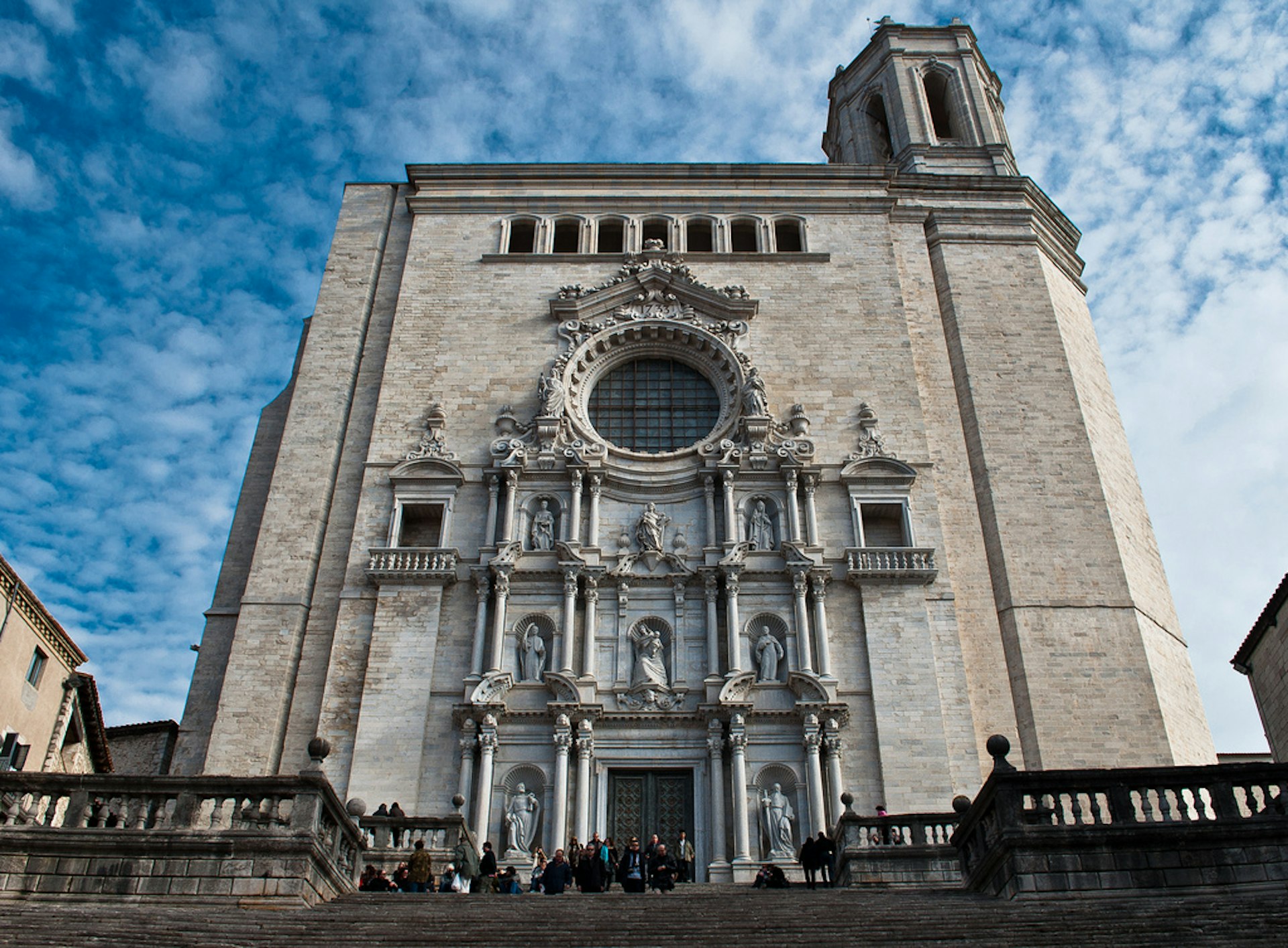 Girona's Gothic cathedral. Image by Davidlohr Bueso / CC BY 2.0