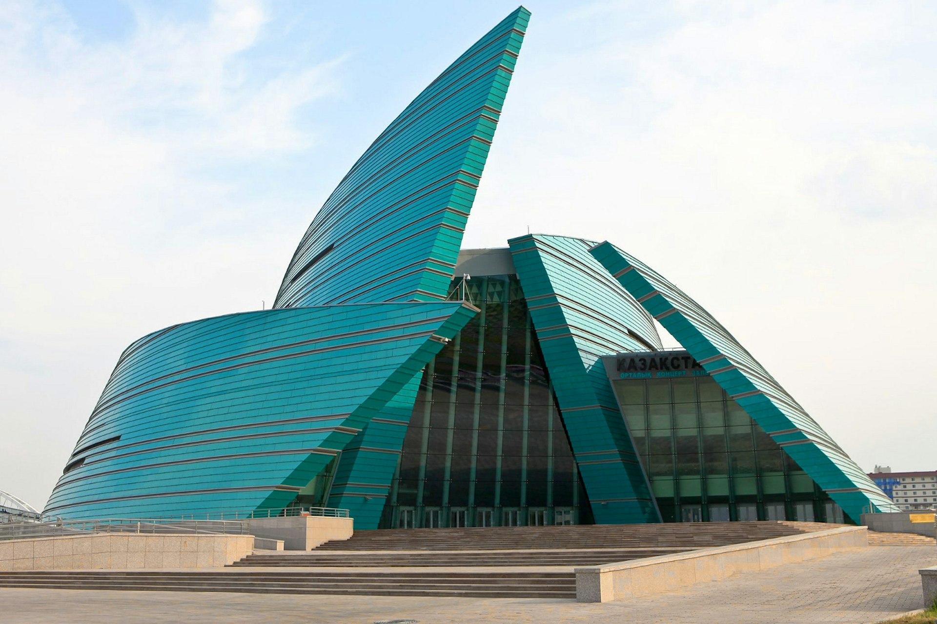 Shaped like a rose: Kazakhstan's national concert hall. Image by ninara / CC BY 2.0