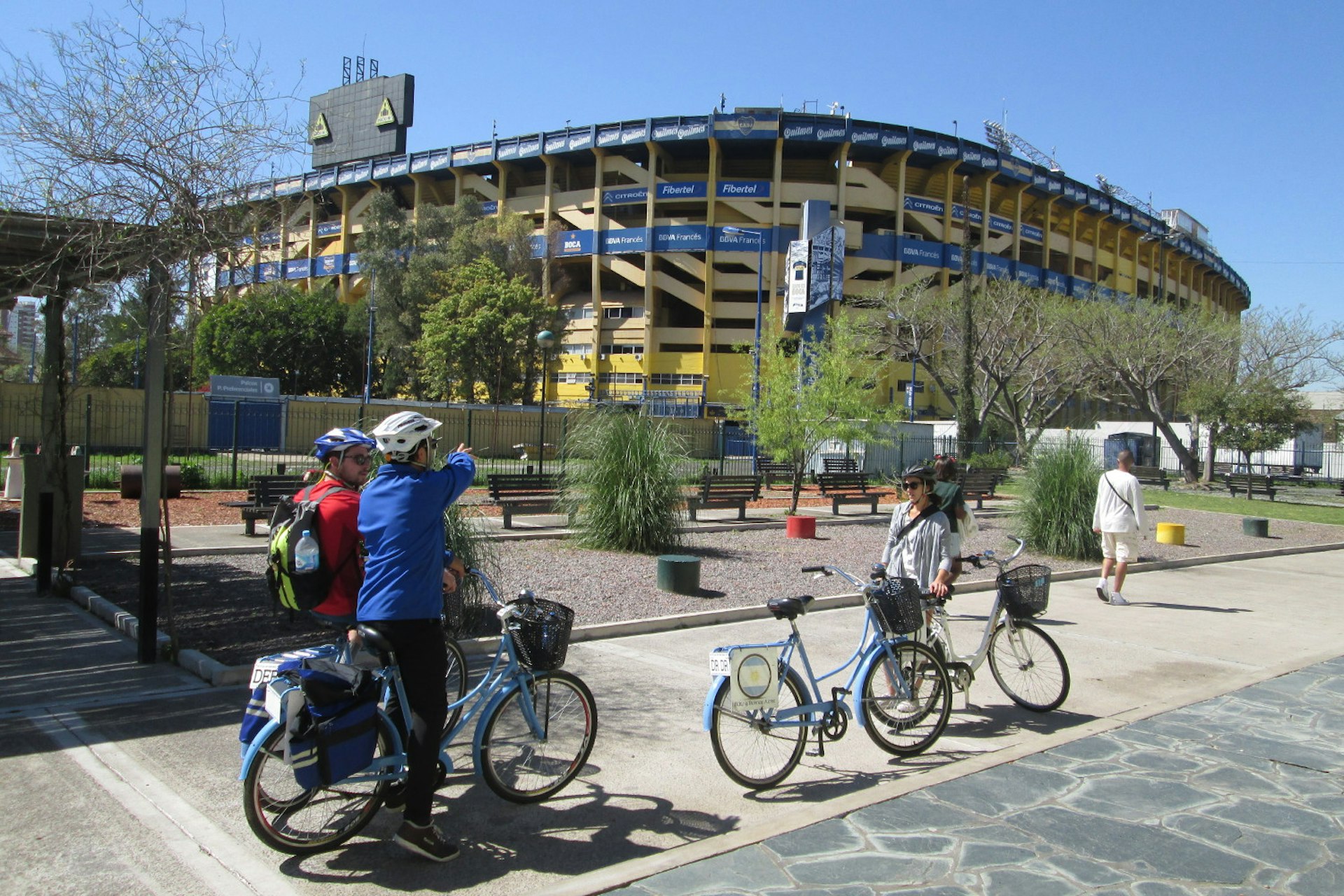 Several companies run cycling tours taking in BA's top sights. Image by Isabel Albiston / Lonely Planet