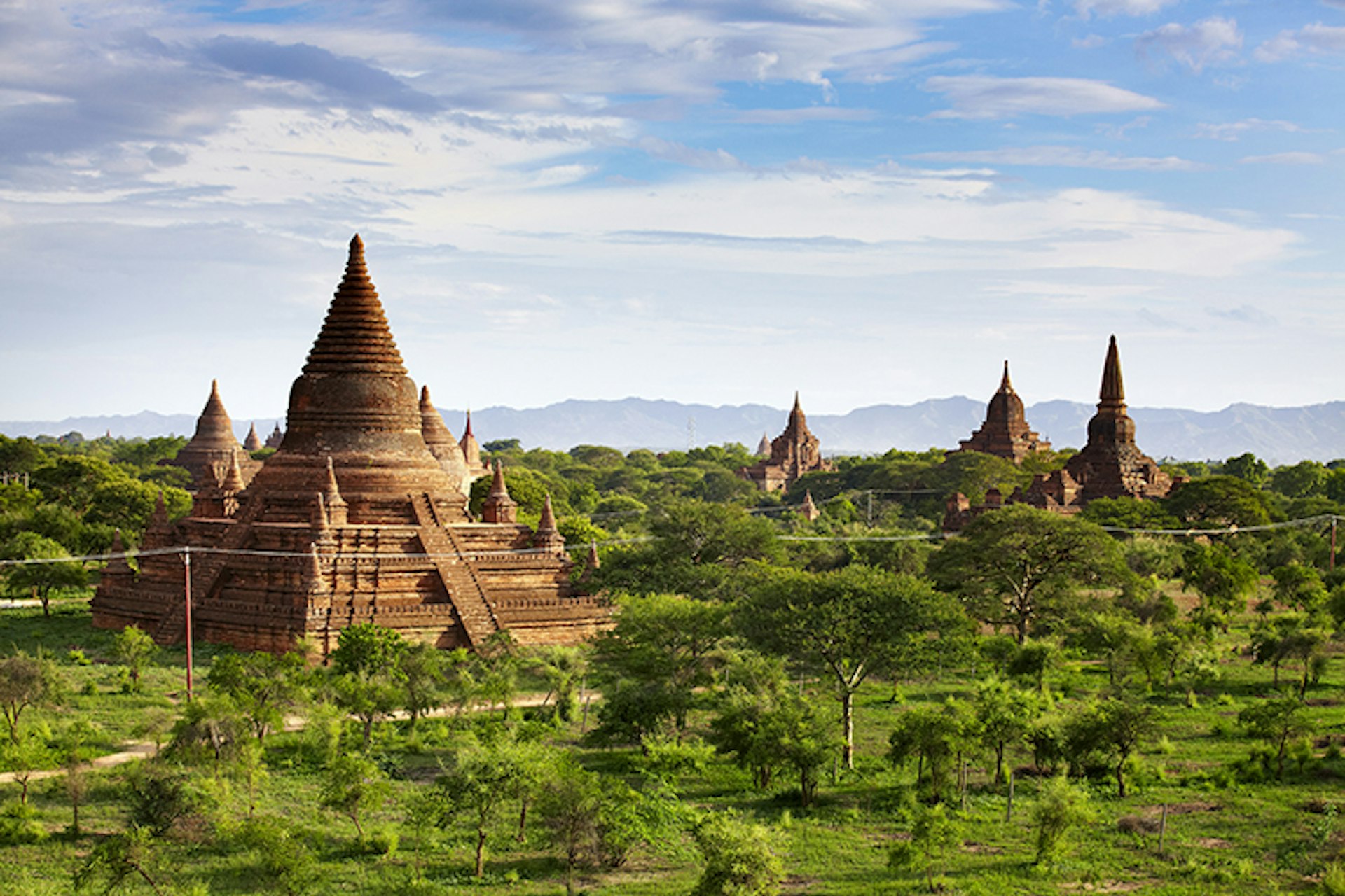 Buddhist pagodas in Bagan.