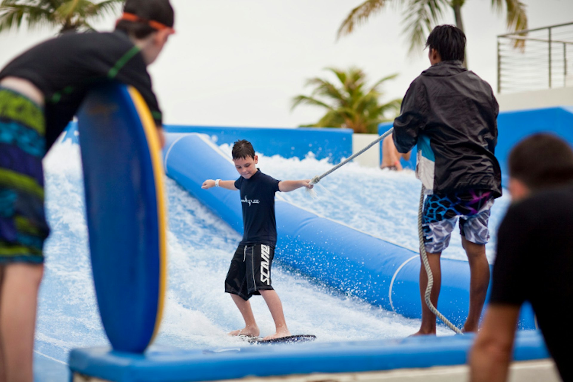 Wave pool, Sentosa Island. Image by Merten Snijders Getty