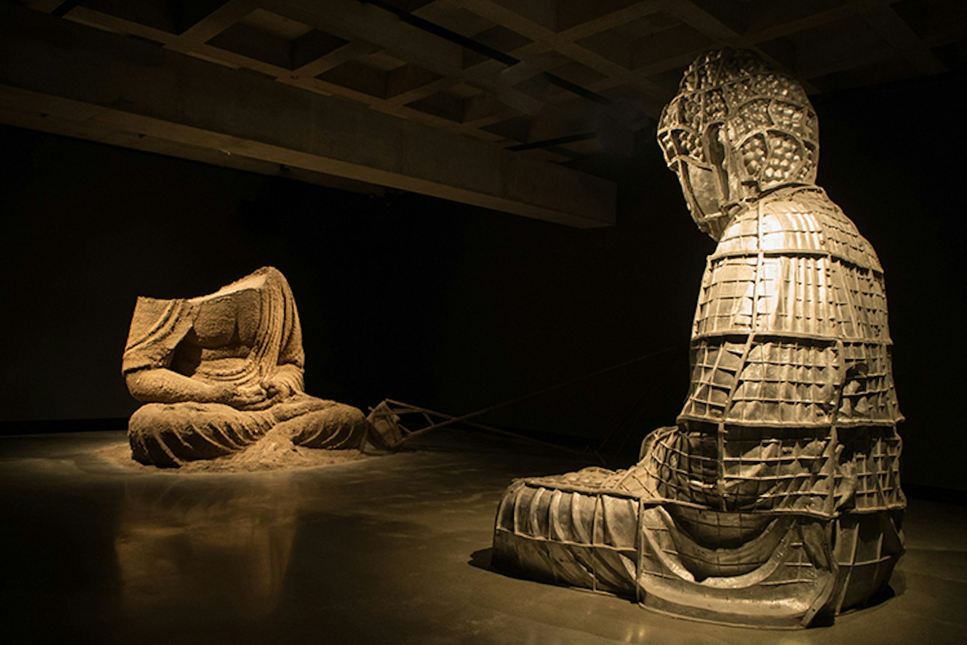 A sculpture of Buddha at the Museum of Old and New Art, Hobart