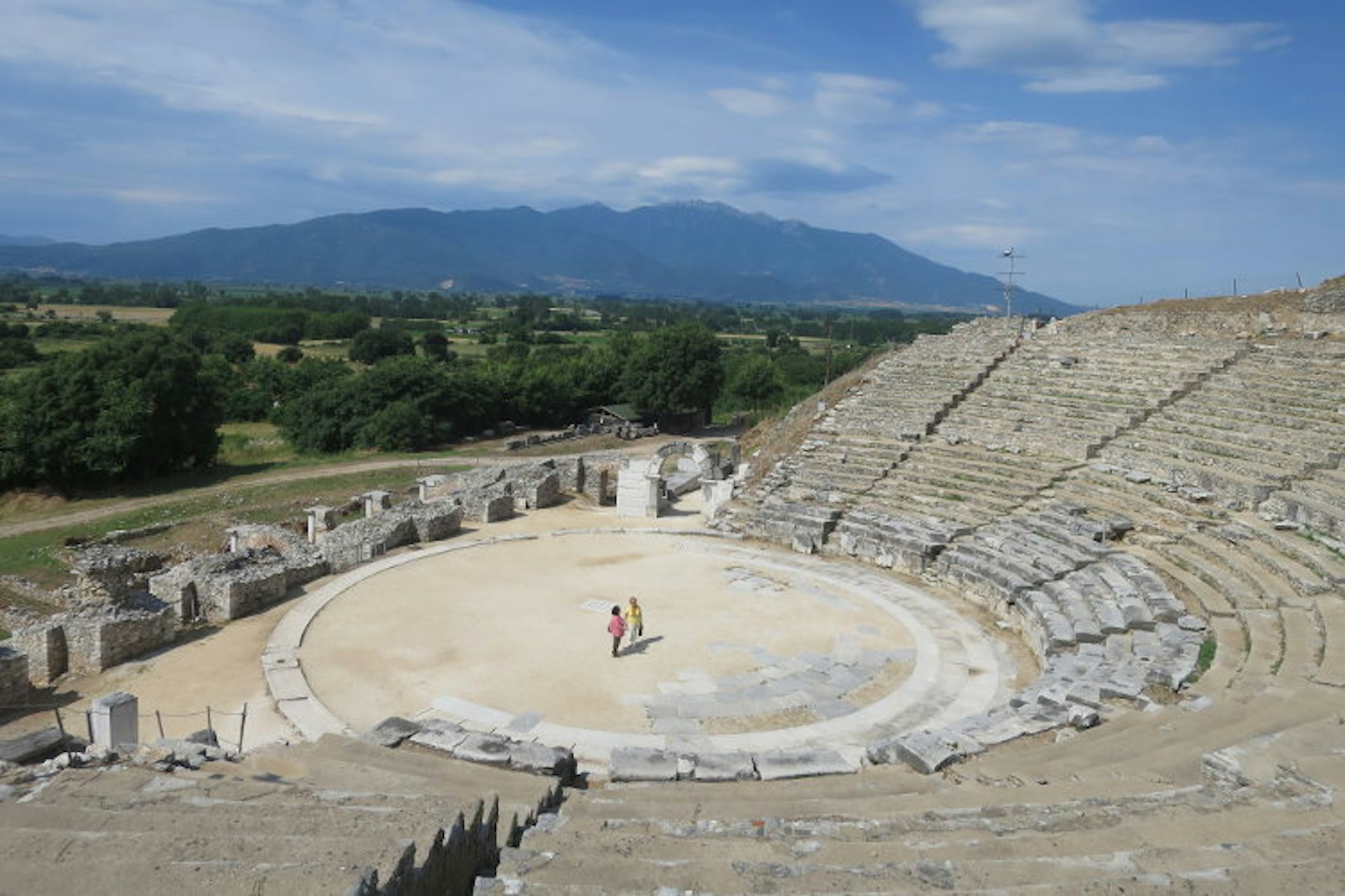 Ancient theatre of Philippi, believed to be built by Philip II of Macedonia. Image by Karyn Noble / Lonely Planet 