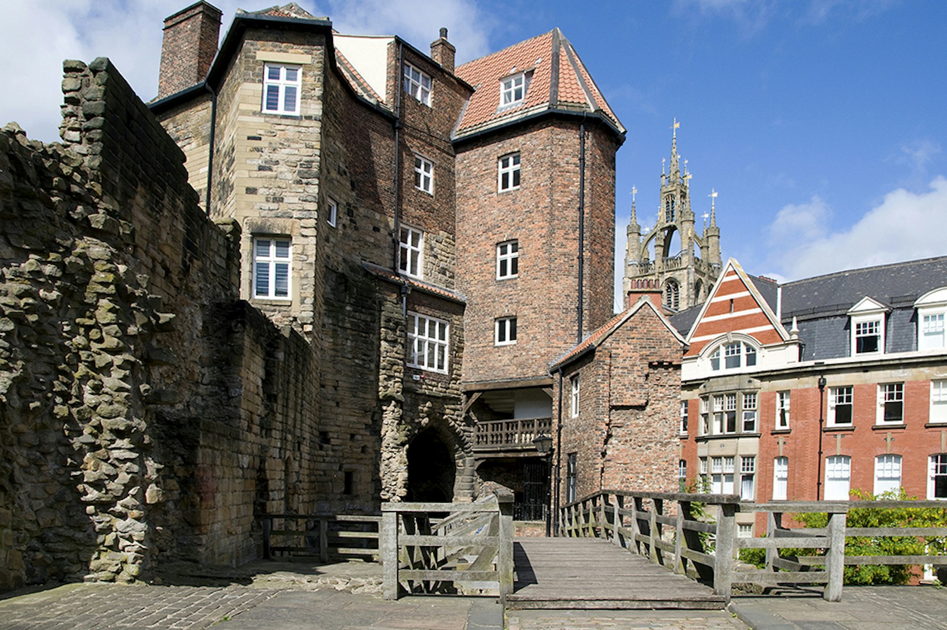 The Black Gate of Castle Garth in the centre of Newcastle