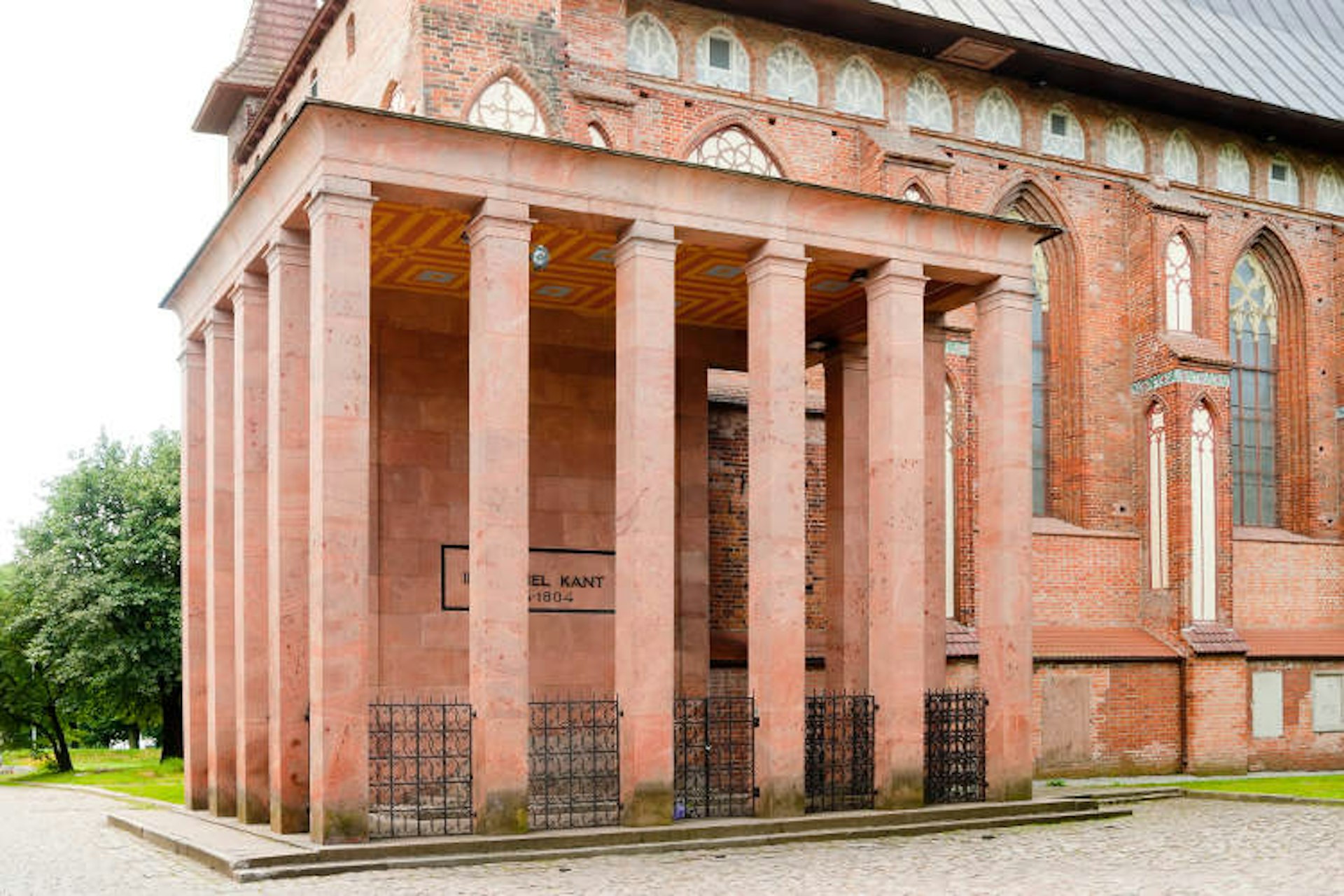 Immanuel Kant’s tomb in Kaliningrad Cathedral. Image by Sergei Butorin / iStock / Getty Images