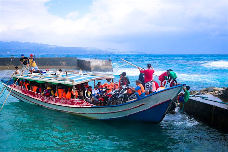 Boat in the Batanes, the Philippines