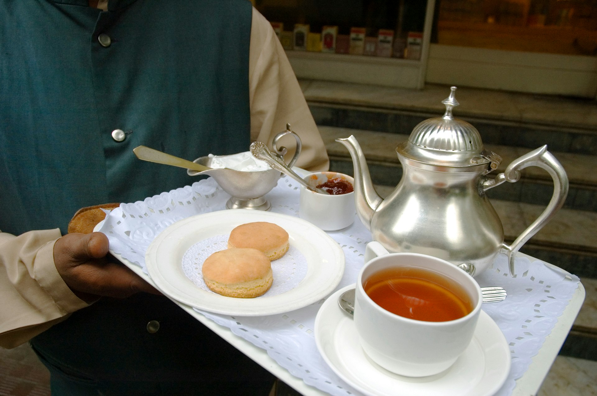 Posh tea, served with style at Tea Centre, Mumbai. Image by Lonely Planet / Getty Images