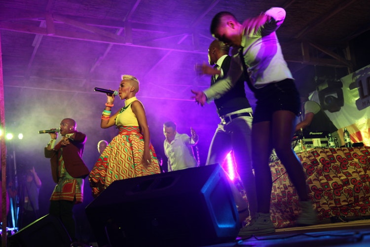 Mafikizolo stole the show Friday with a slickly choreographed set. Image by Nick Ray / Lonely Planet