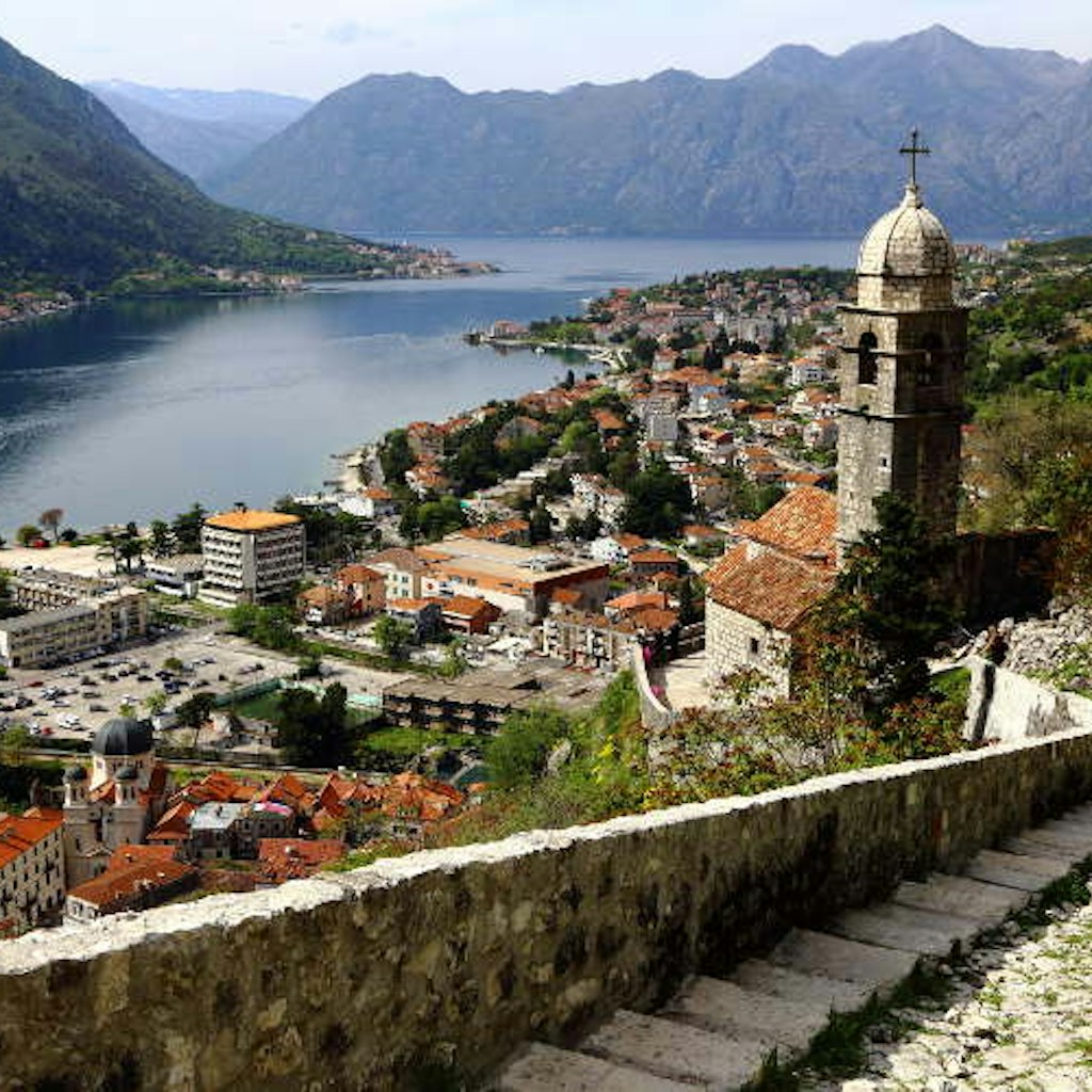 A view of Kotor from the hills above. Image by Sollymonster / iStock / Getty Images
