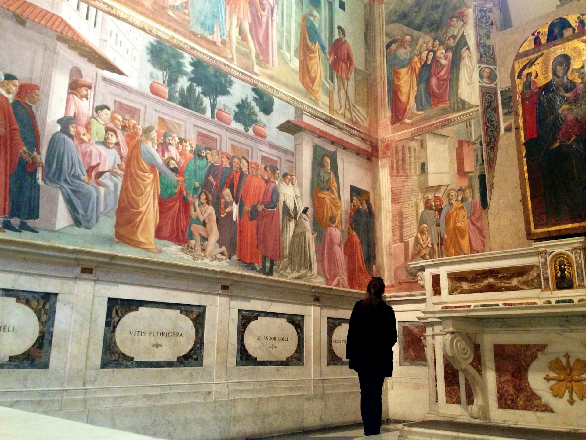 The frescoes XXXX. Image by Nicola Williams / Lonely Planet