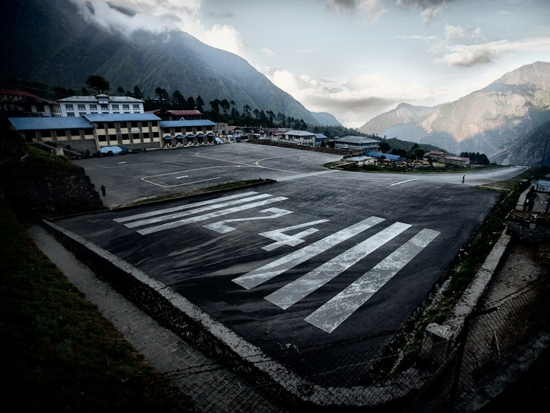 Mountain airstrip at Lukla, start of the Everest Base Camp trek. Image by Chris Marquardt / CC by SA 2.0