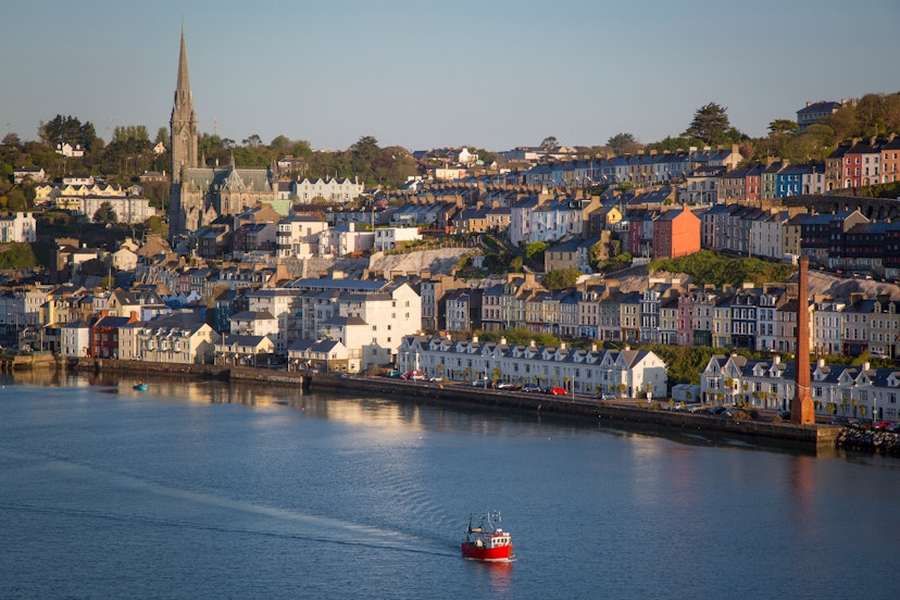 Cobh, just outside Cork, is home to the second-largest natural harbour in the world. Image by Danita Delimont / Getty