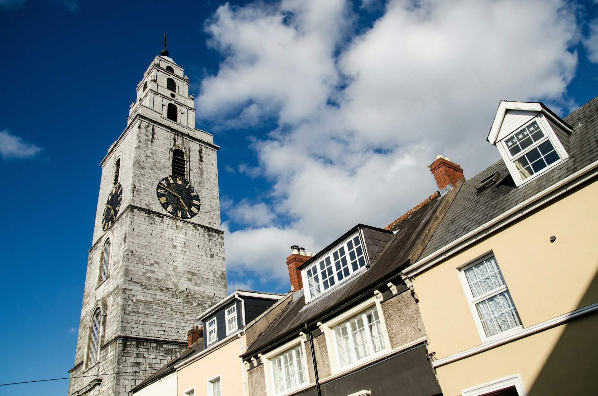 Clock tower at Church of St. Anne