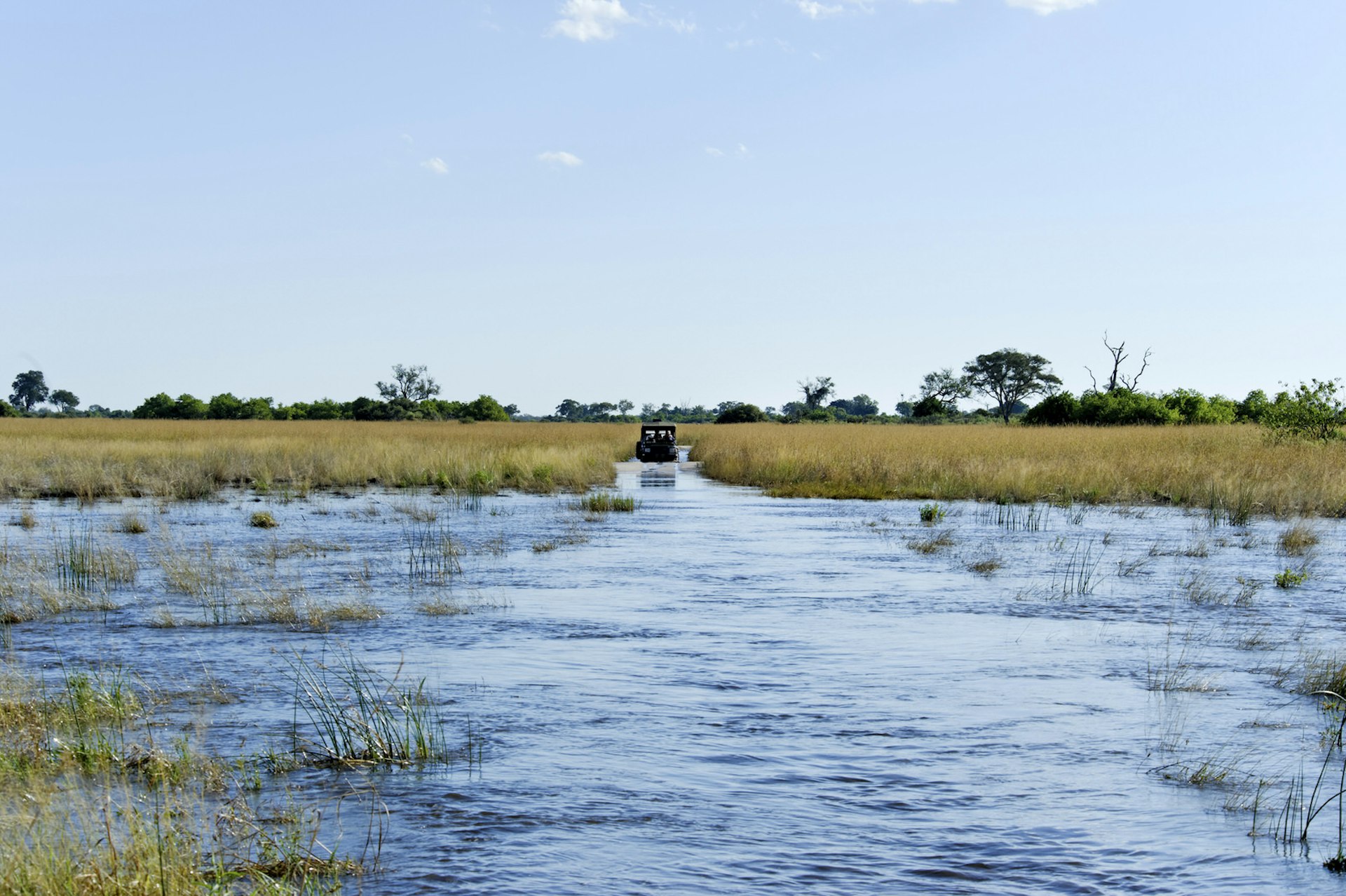 You might need specialist driving skills to tackle Botswana's Okavango Delta at the end of the rainy season © Brytta / Getty Images