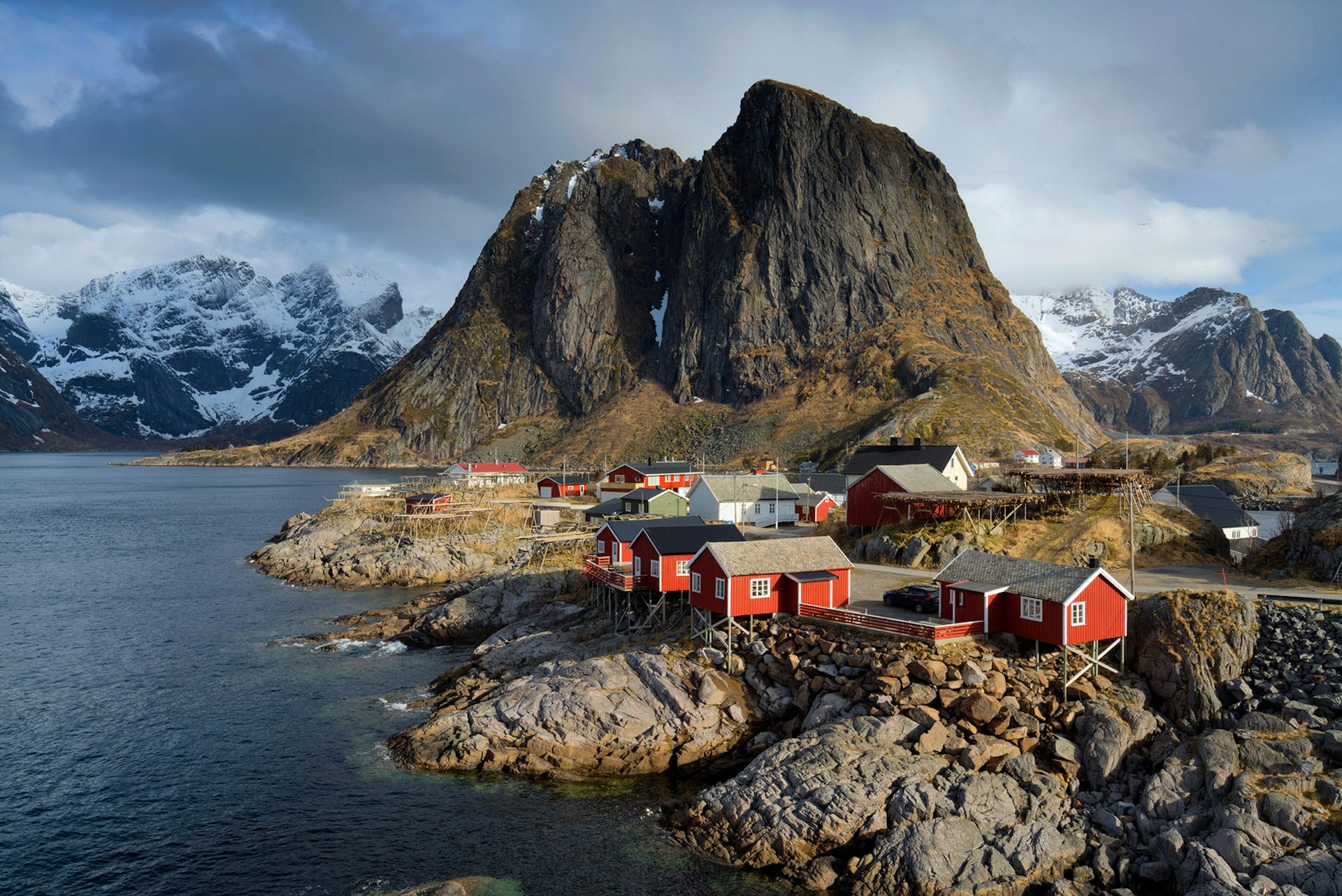 Hamnøy, a small fishing village in the Lofoten Islands, a highlight of the drive up Norway's Atlantic coast © Ketkam Sakultap / Getty Images