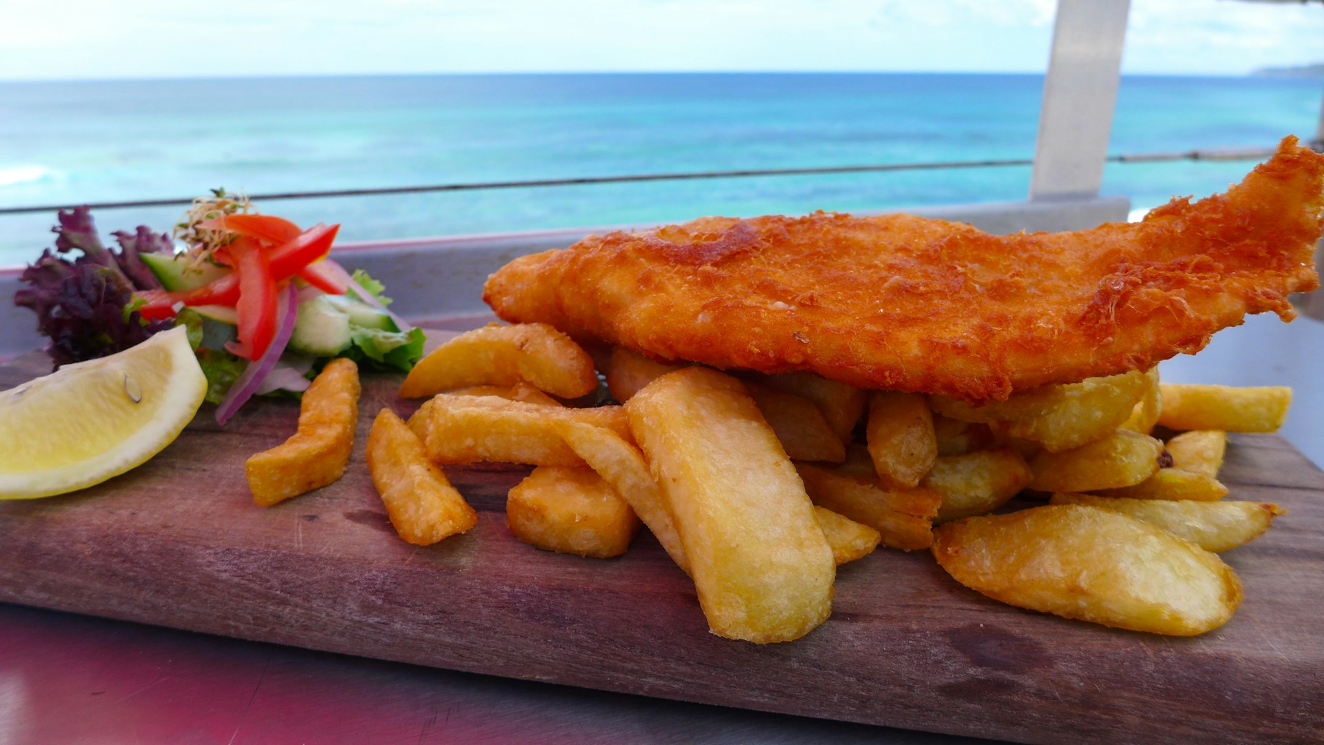 Sea views and fish with hand-cut chips. Image by Benedict Walker / Lonely Planet