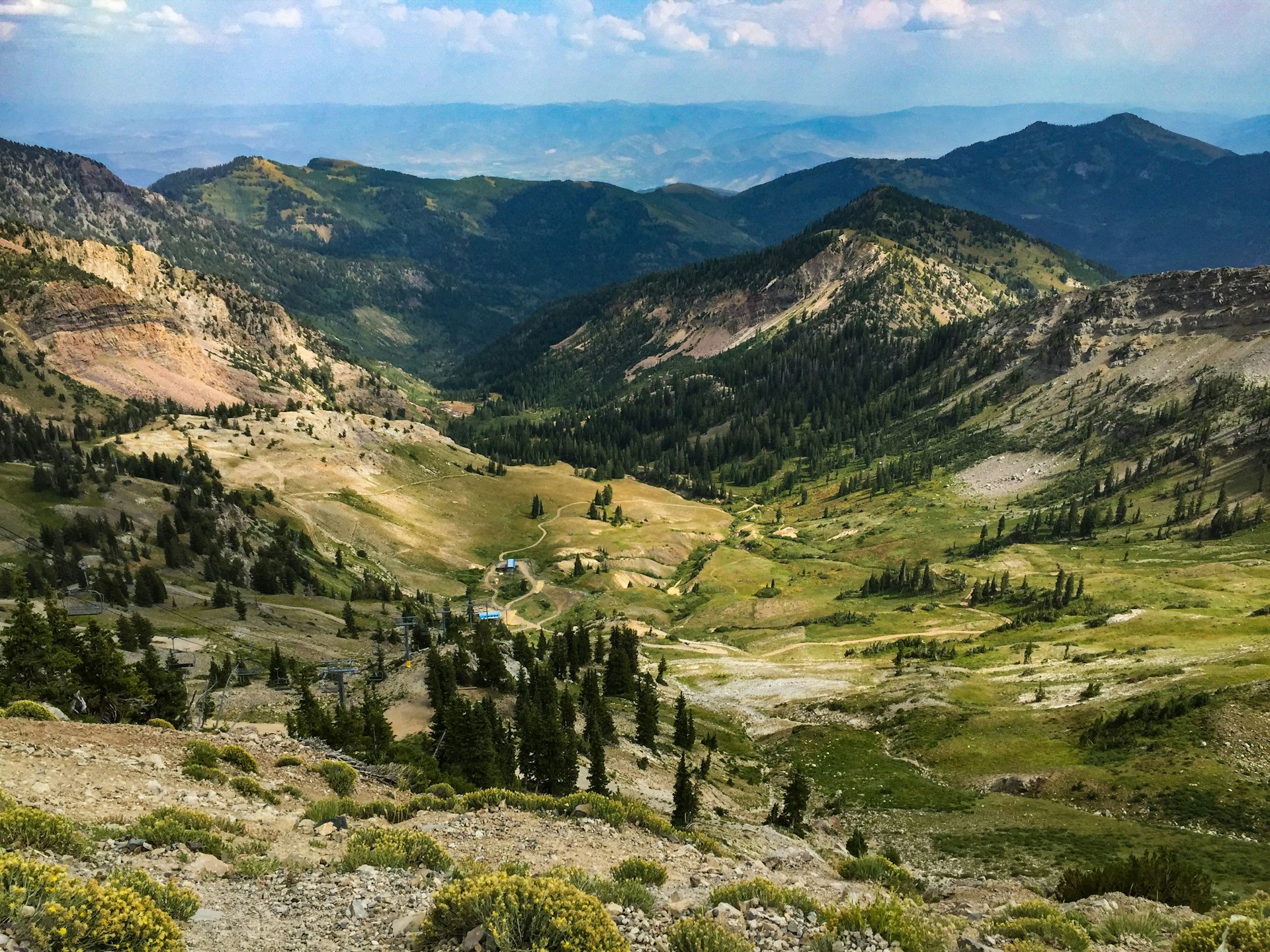 Just 40 minutes outside of town, the tram to Hidden Peak provides sweeping views of Salt Lake Valley. Image by Kerry Christiani / Lonely Planet