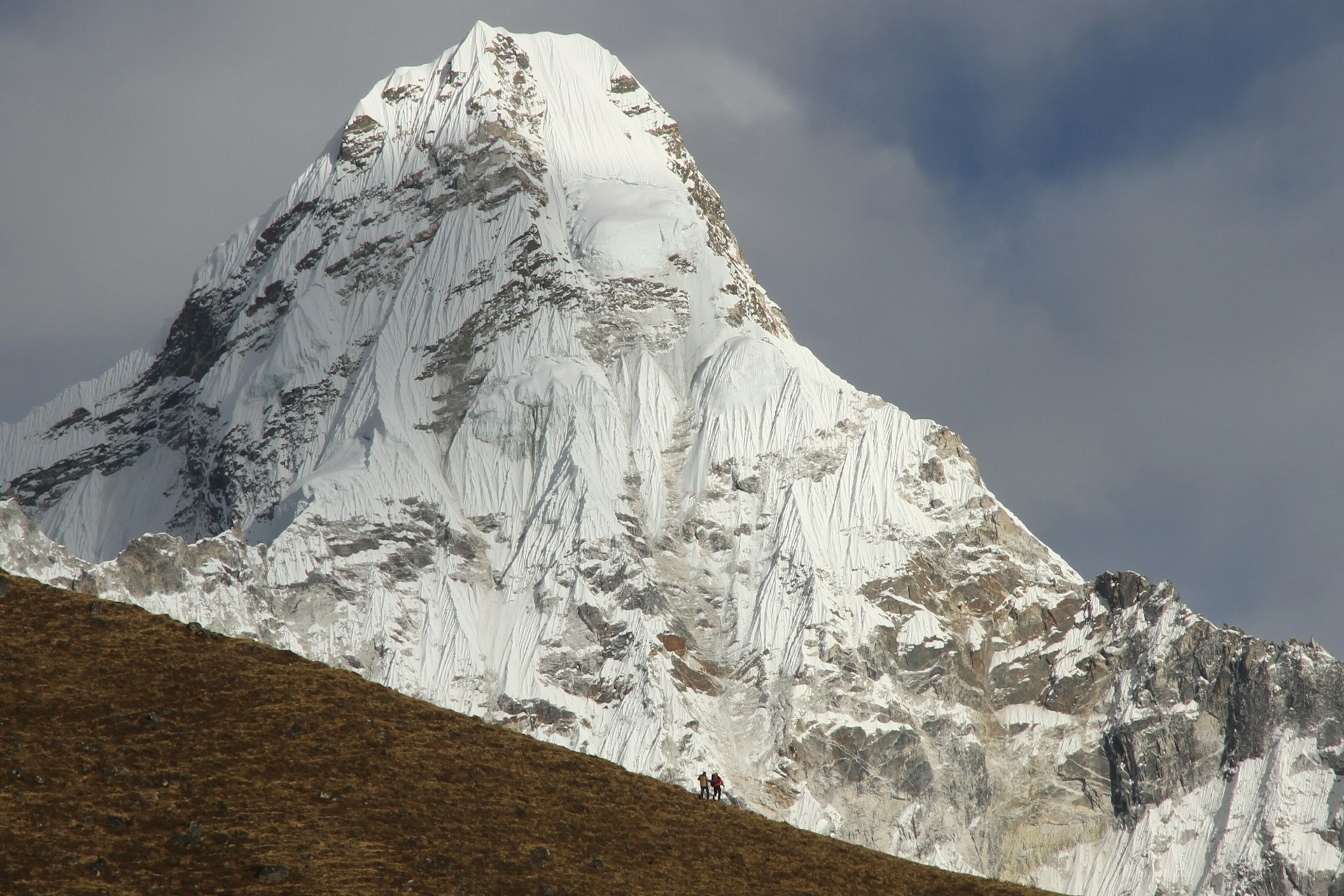 View of Ama Dablam from above Pangboche. Image by Bradley Mayhew / Lonely Planet