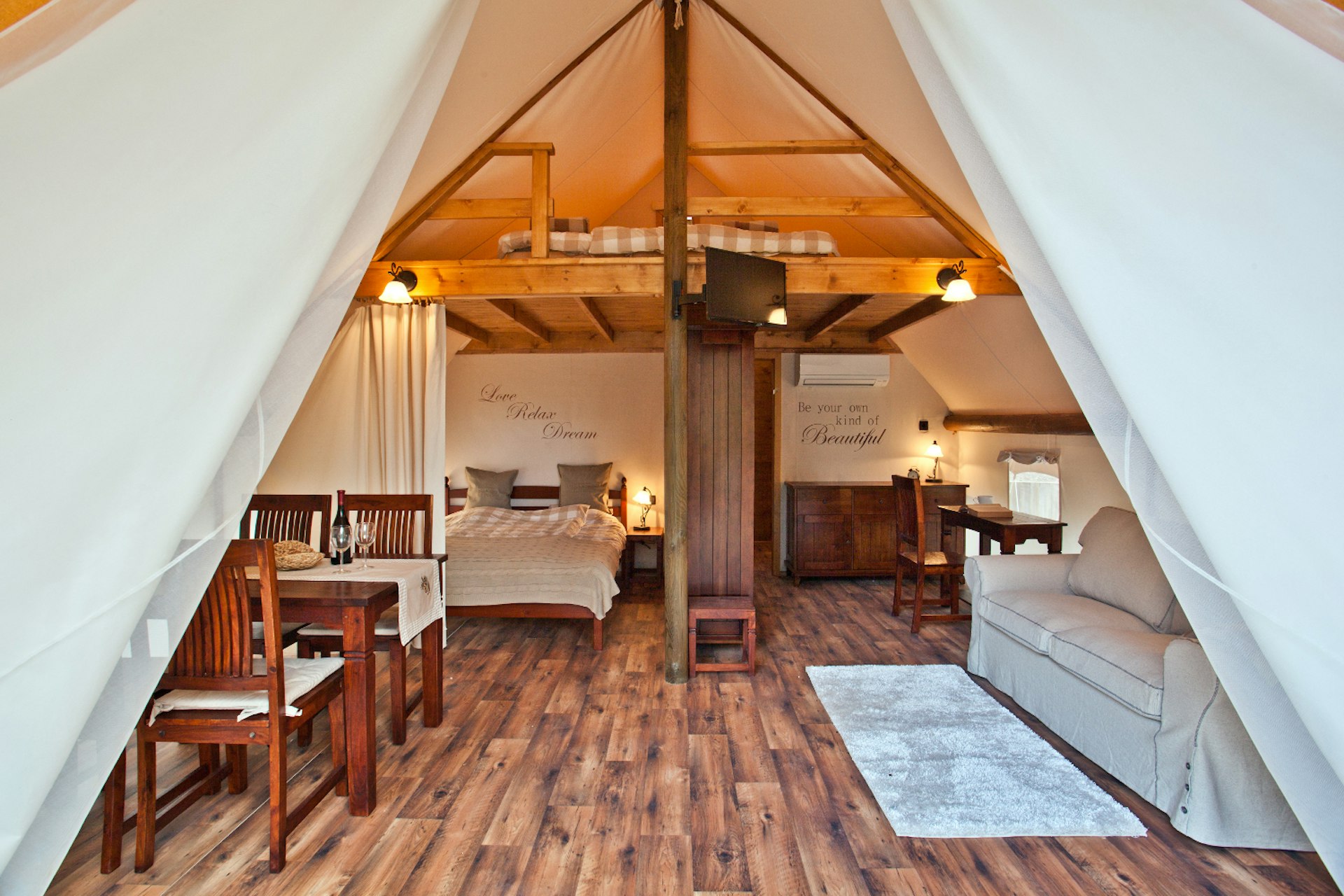 Not your average tent: glamping at Garden Village Bled