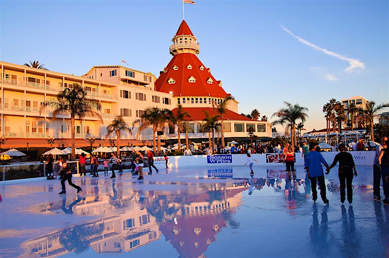 Features - 5272731910_74b70ca8f4_o Ice skating at San Diego's Hotel del Coronado