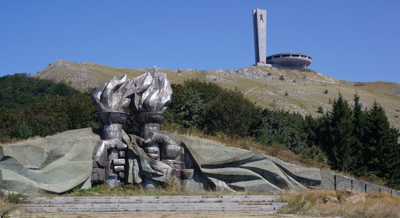 Bulgaria's derelict Buzludzha monument © Anita Isalska / Lonely Planet