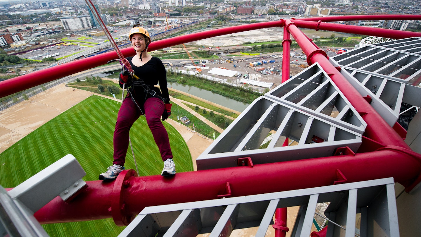 The Orbit offers views across London – if you're prepared to look down. Image by ArcelorMittal Orbit